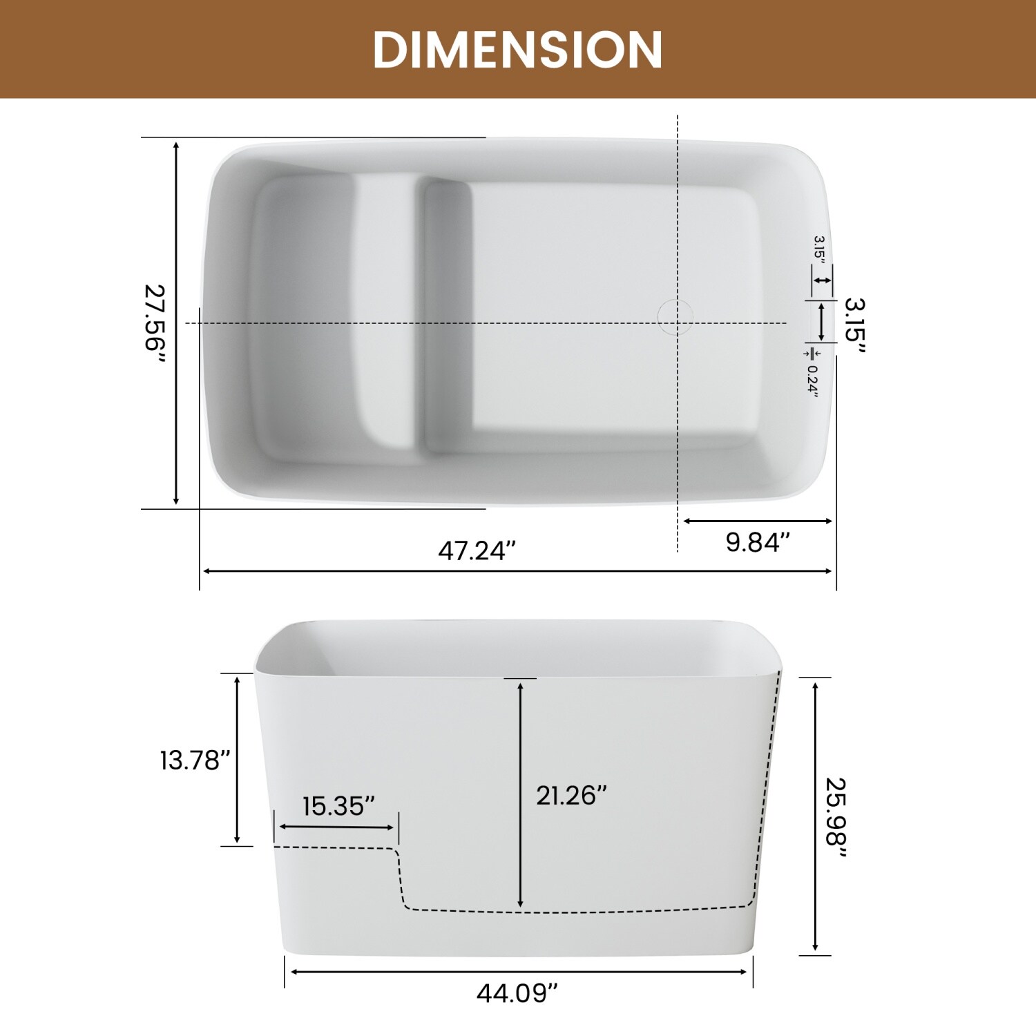 Dimakai DK-1074-4727MW bathtubs - View #10