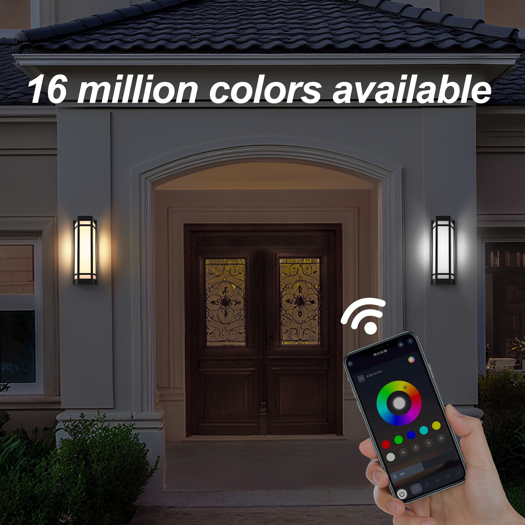 Maxax 7078-1BK Outdoor-Wall-Lighting - View #8