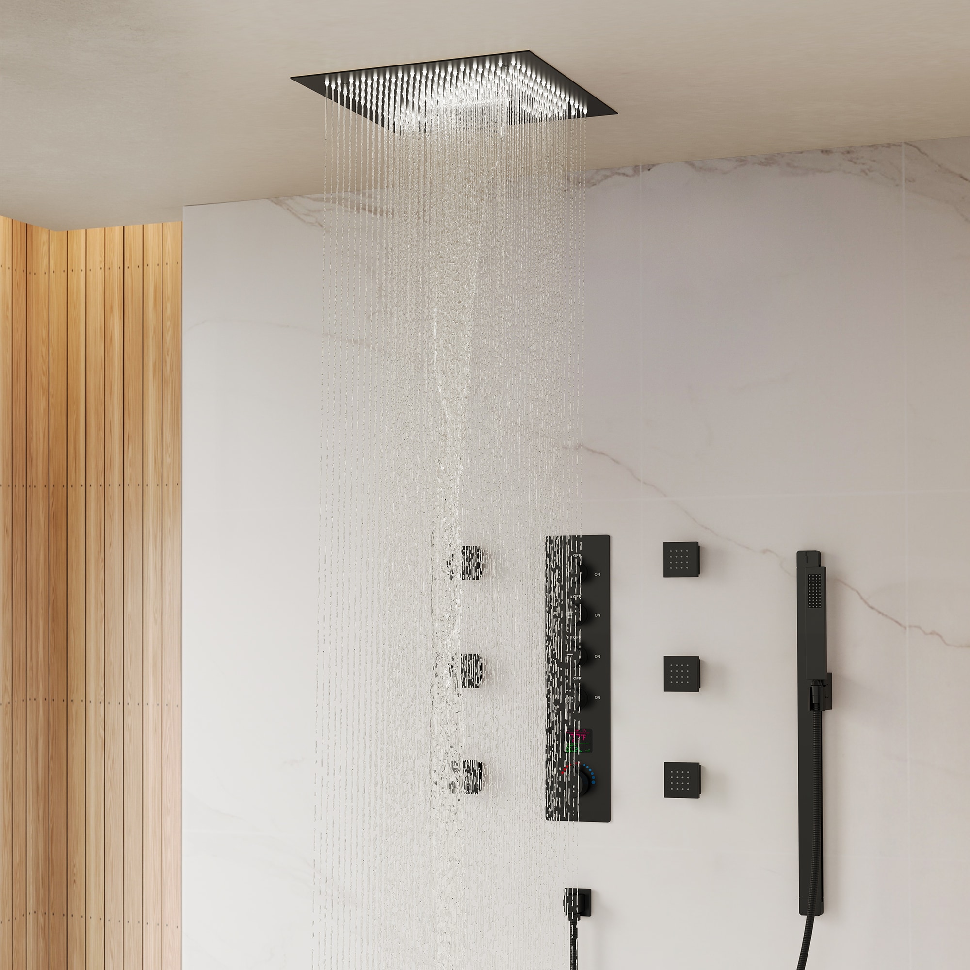 EVERSTEIN SFS-1027-BK16 Tub-Shower-Faucets - View #2