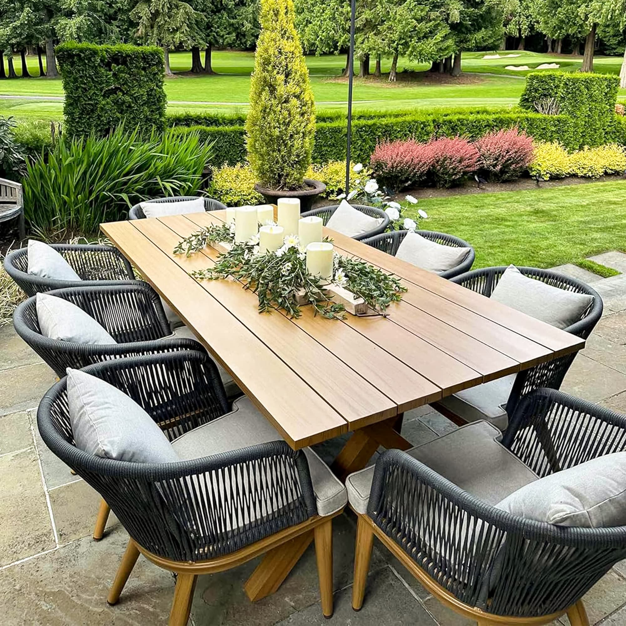 PURPLE LEAF LS06-DSYM09-AW-205-1 Patio-Dining-Sets - View #3
