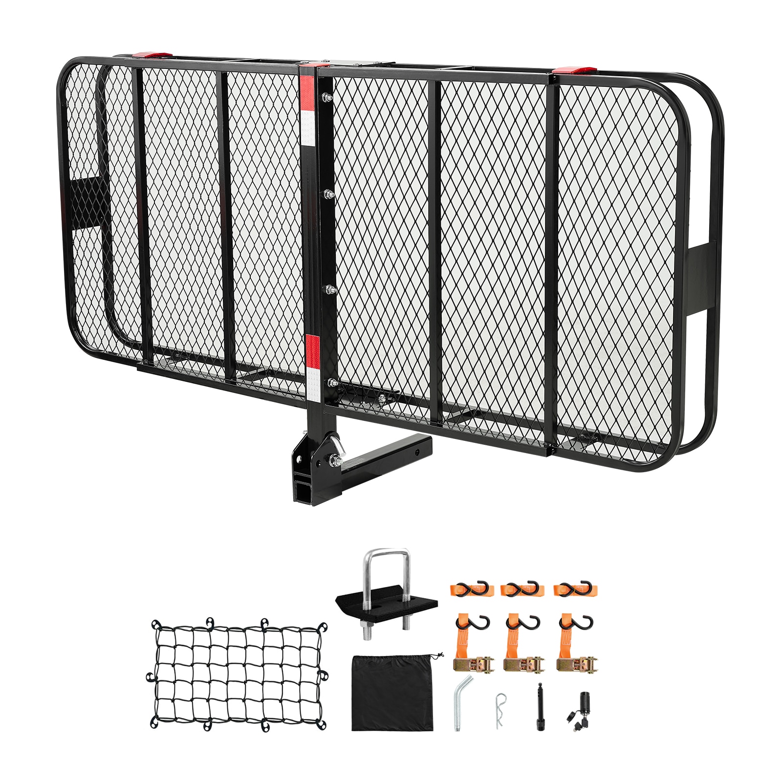 SVOPES SVOPESGZBDPDE11215V0 Cargo Hitch Carrier 70-in Steel Trunk Multi-use rack (Hardware Included)