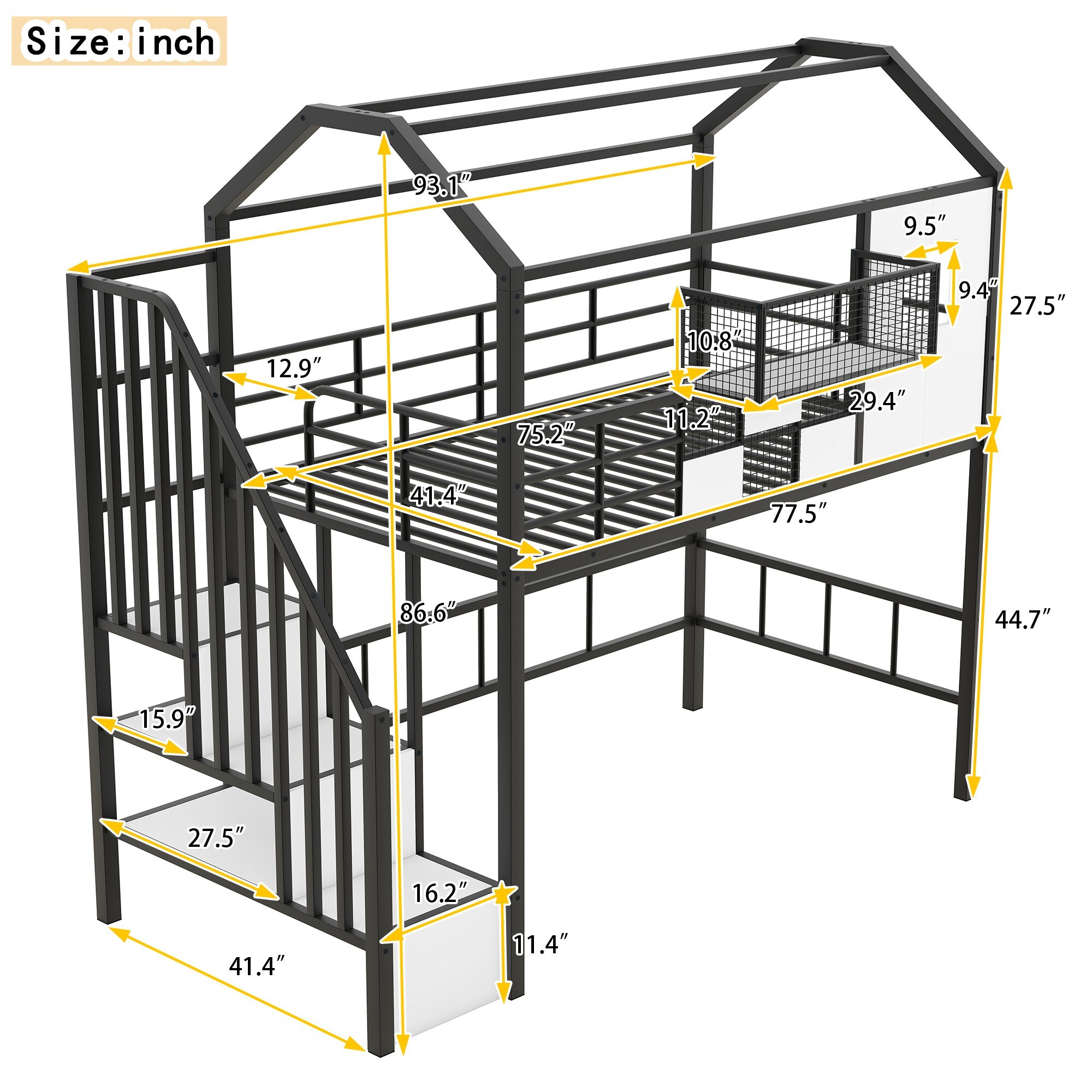 Yiekholo LL-1488AAB Bunk-Beds - View #8