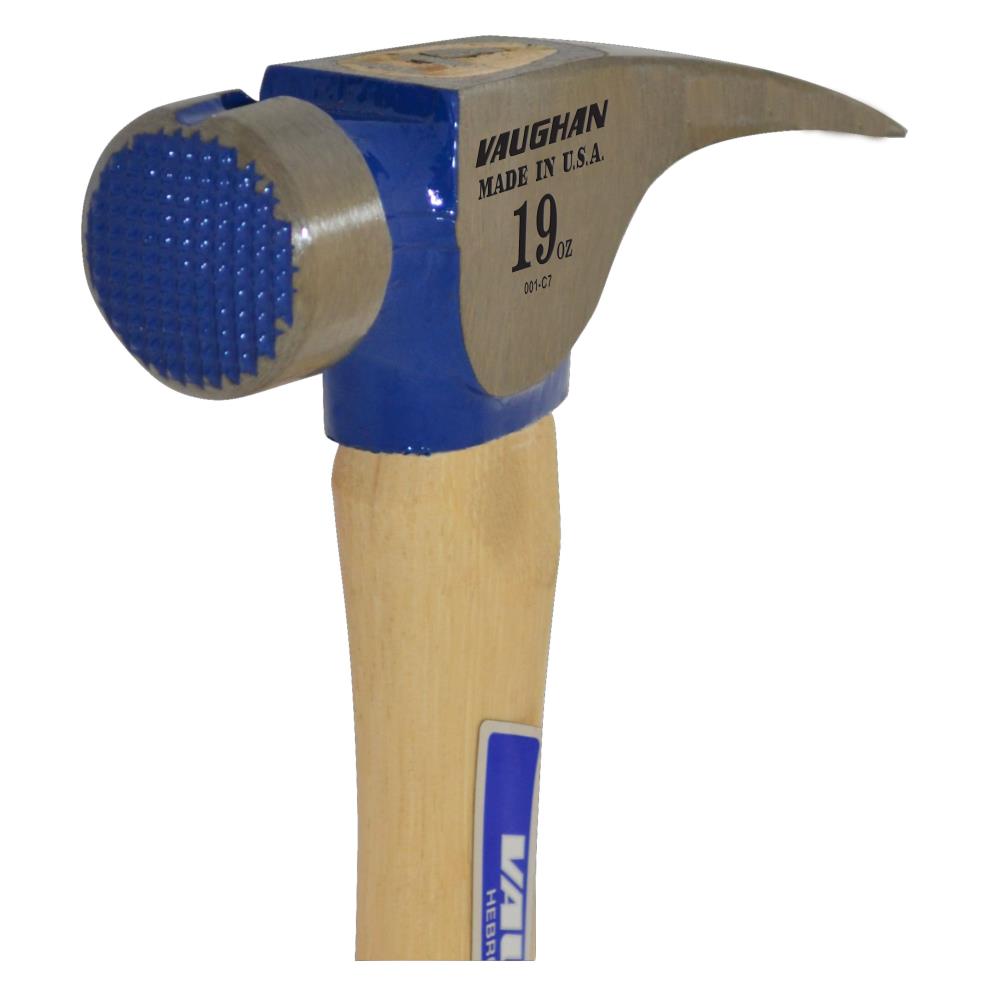 VAUGHAN 19-oz Milled Face Steel Head Wood Framing Hammer in the Hammers  department at