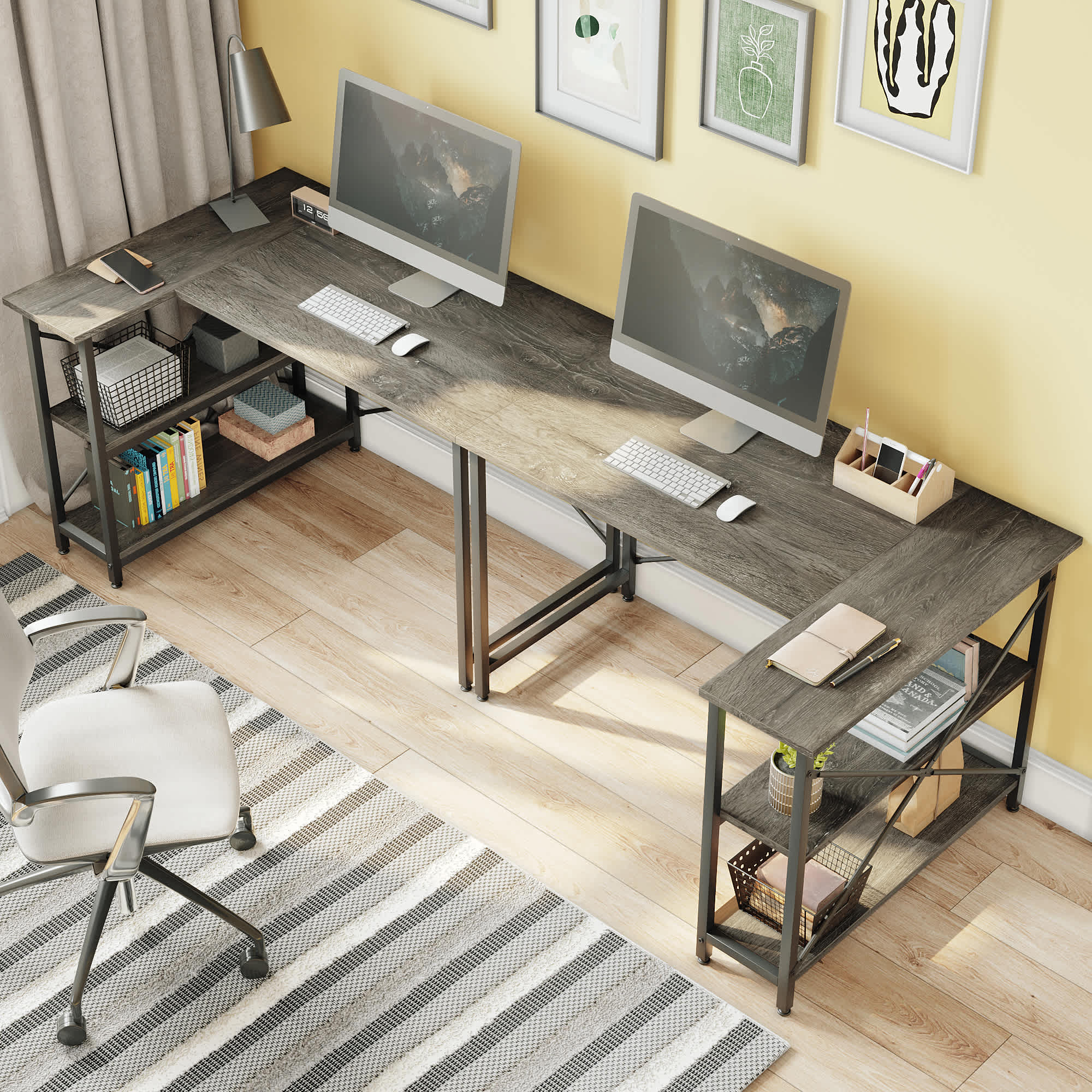 Bestier LOW-1298-D31GRY desks - View #8