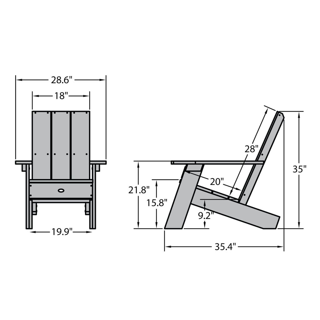 highwood AD-CHRAD01-WAE Patio-Chairs - View #10