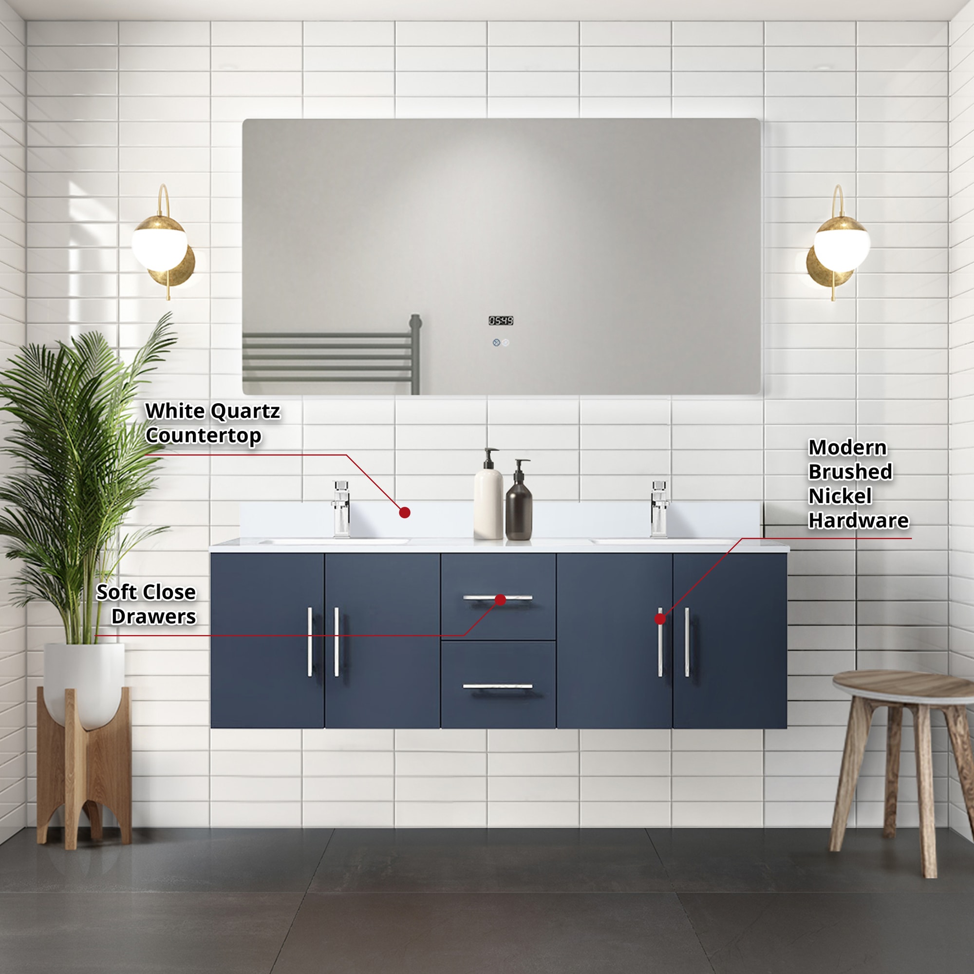 Lexora LVG60DE211 Bath-Vanity-Combo - View #4