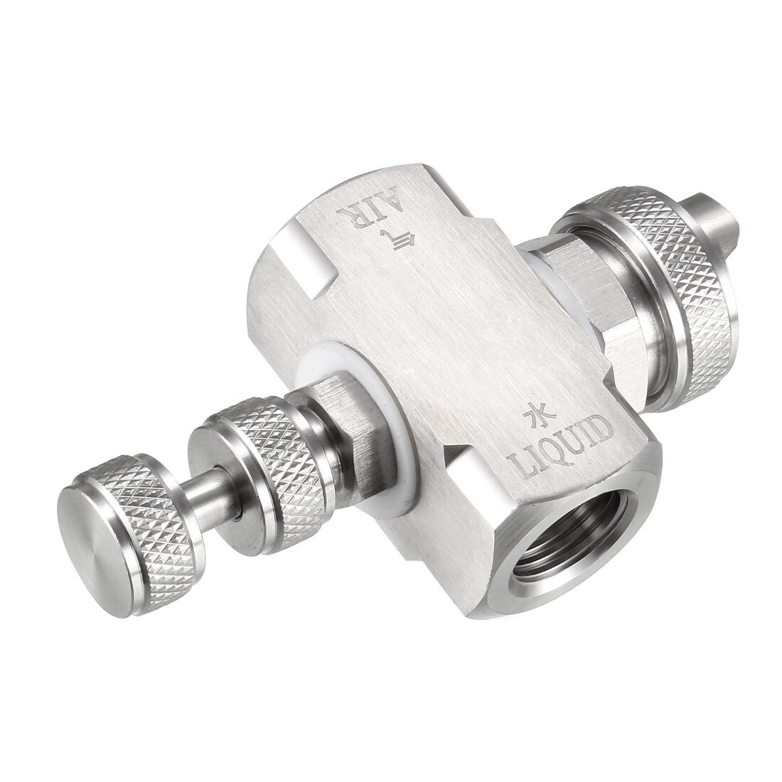 Unique Bargains Air Atomizing Nozzle 1/4BSPT Misting Low Pressure Mix ...