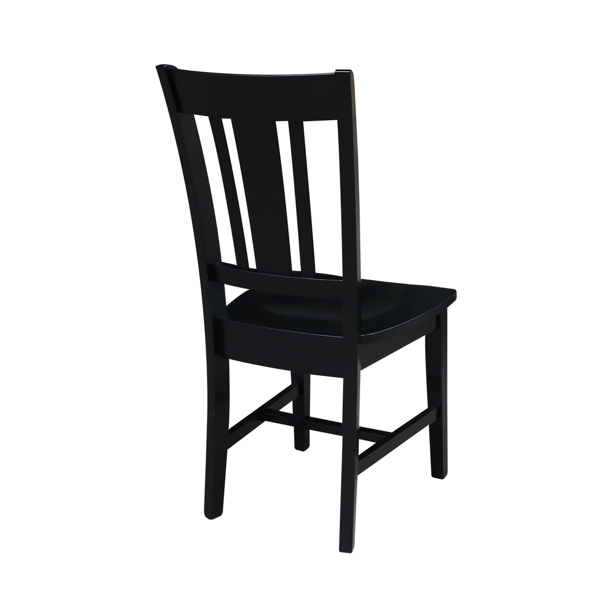 International Concepts Set of 2 Traditional Dining Side Chair (Wood ...