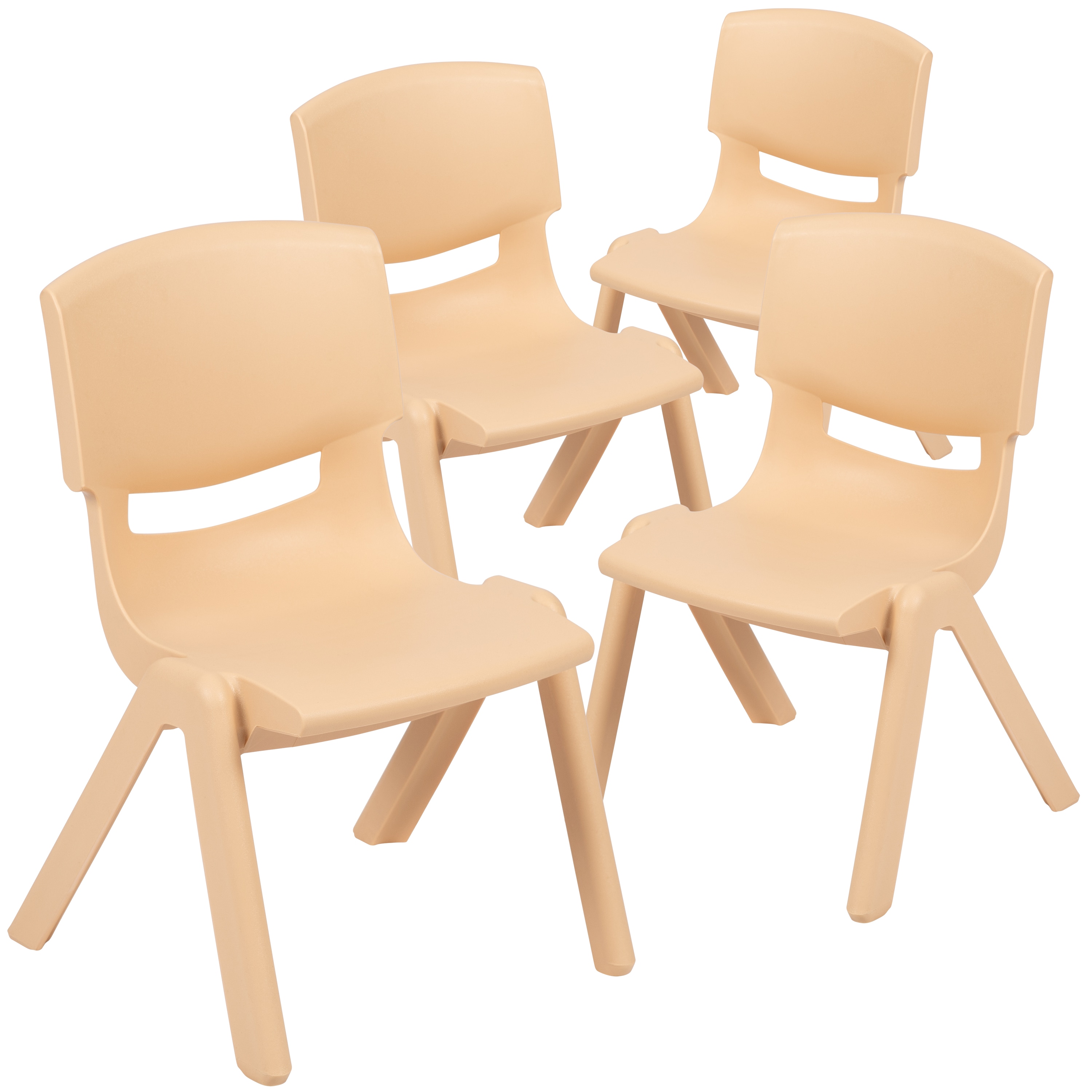 Flash Furniture 889142903345 20-in Natural Kids Accent Chair