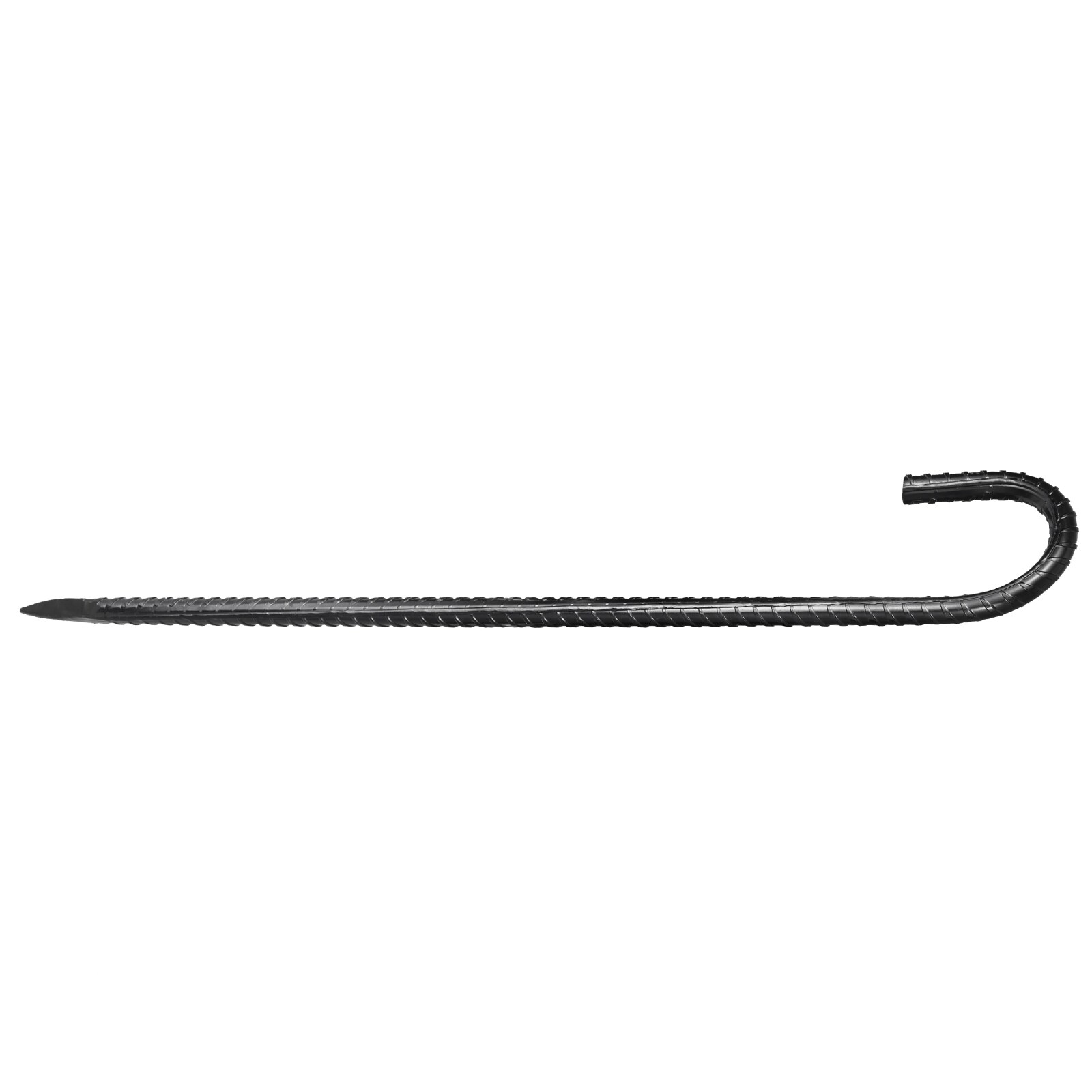 VELMONT INC 16 Inch Rebar Stakes 24 Pack Heavy Duty J Hook Galvanized ...