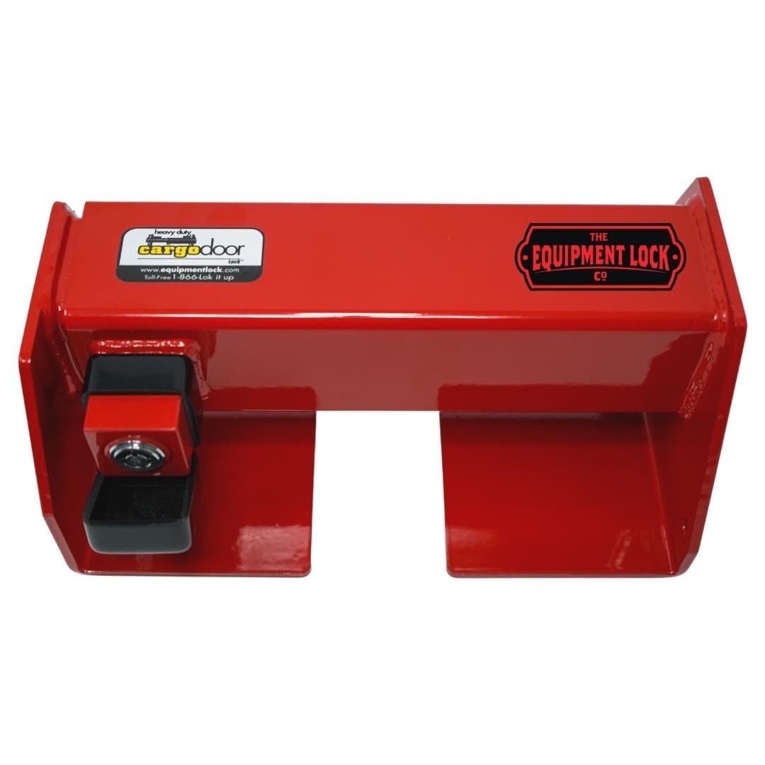 The Equipment Lock Co HDCDL-KD 7-in x 11-in x 6-in Red Locking System for Cargo and Trailer Doors