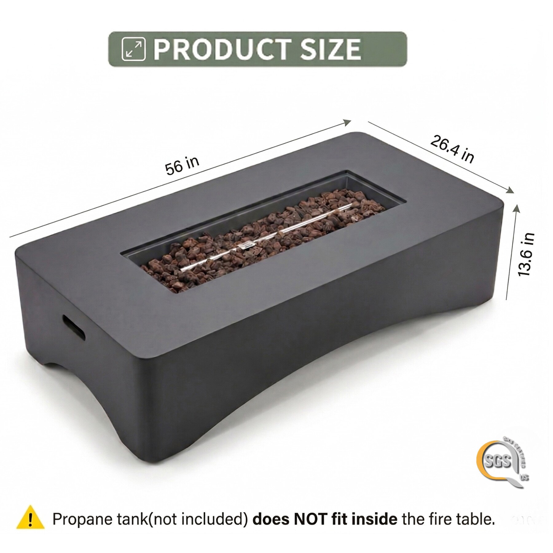 SINOFURN SYA640123DG Outdoor-Gas-Firepits - View #4