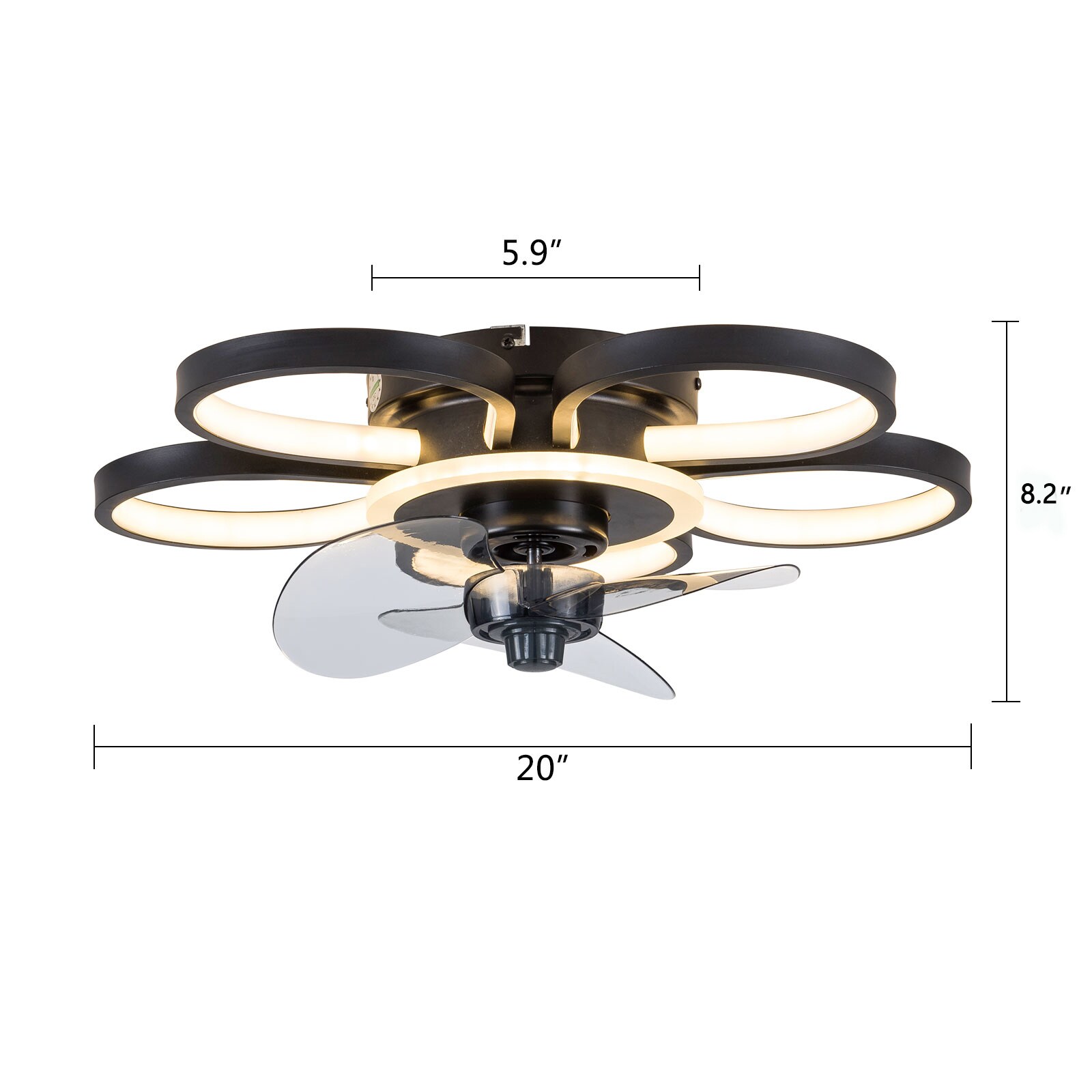 Oukaning HG-HCXLST-6388-US Ceiling-Fans - View #4