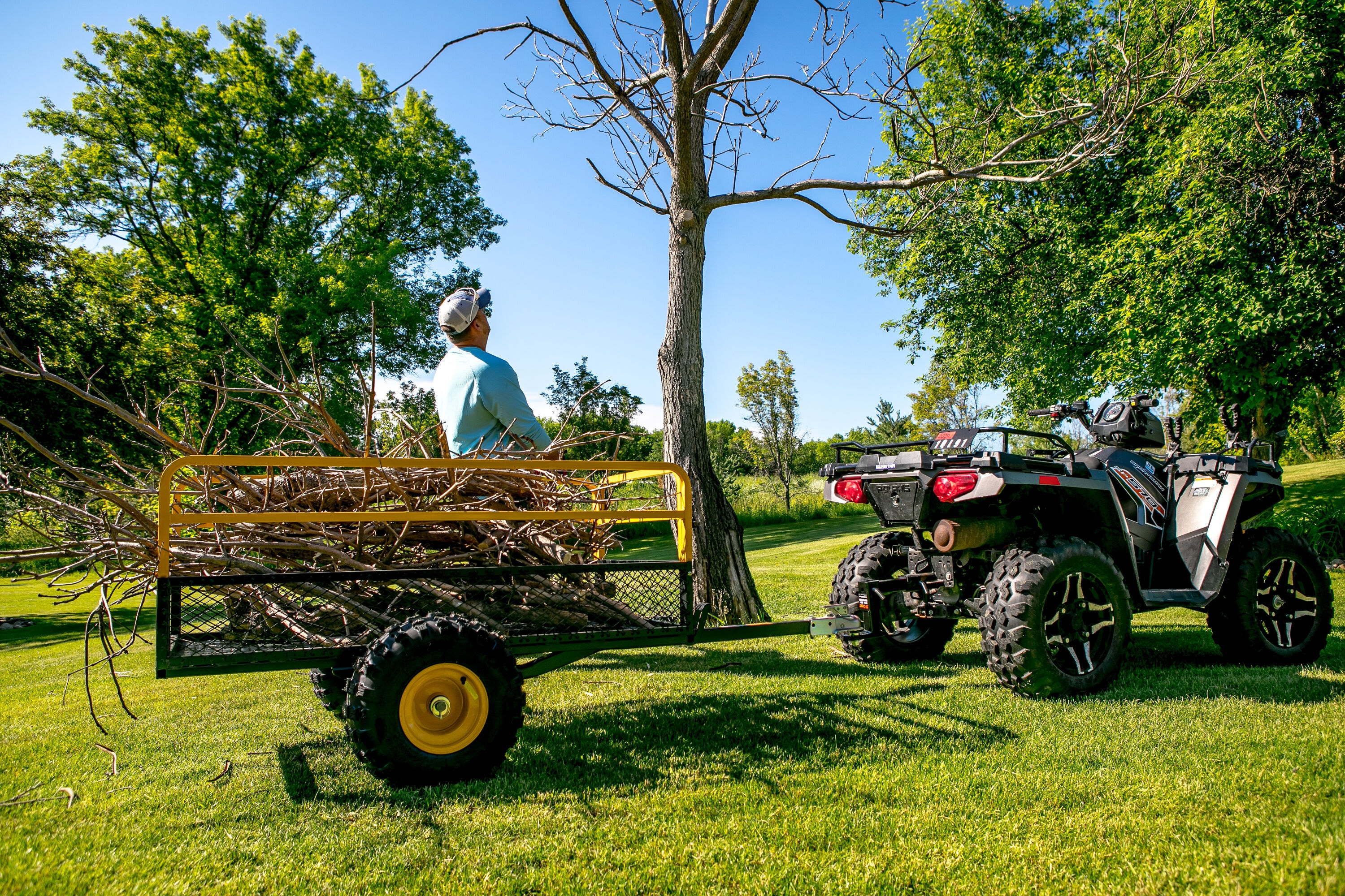 Polar 8260 Wheelbarrow-Yard-Cart - View #5