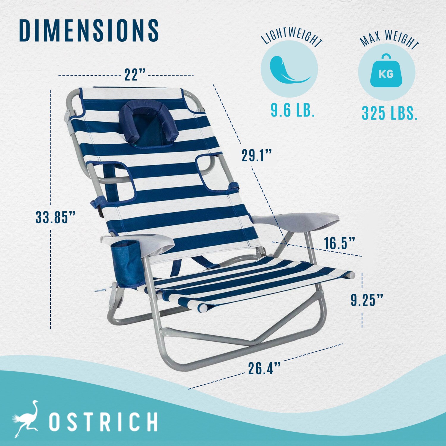 Ostrich 179097 Beach-Camping-Chairs - View #3