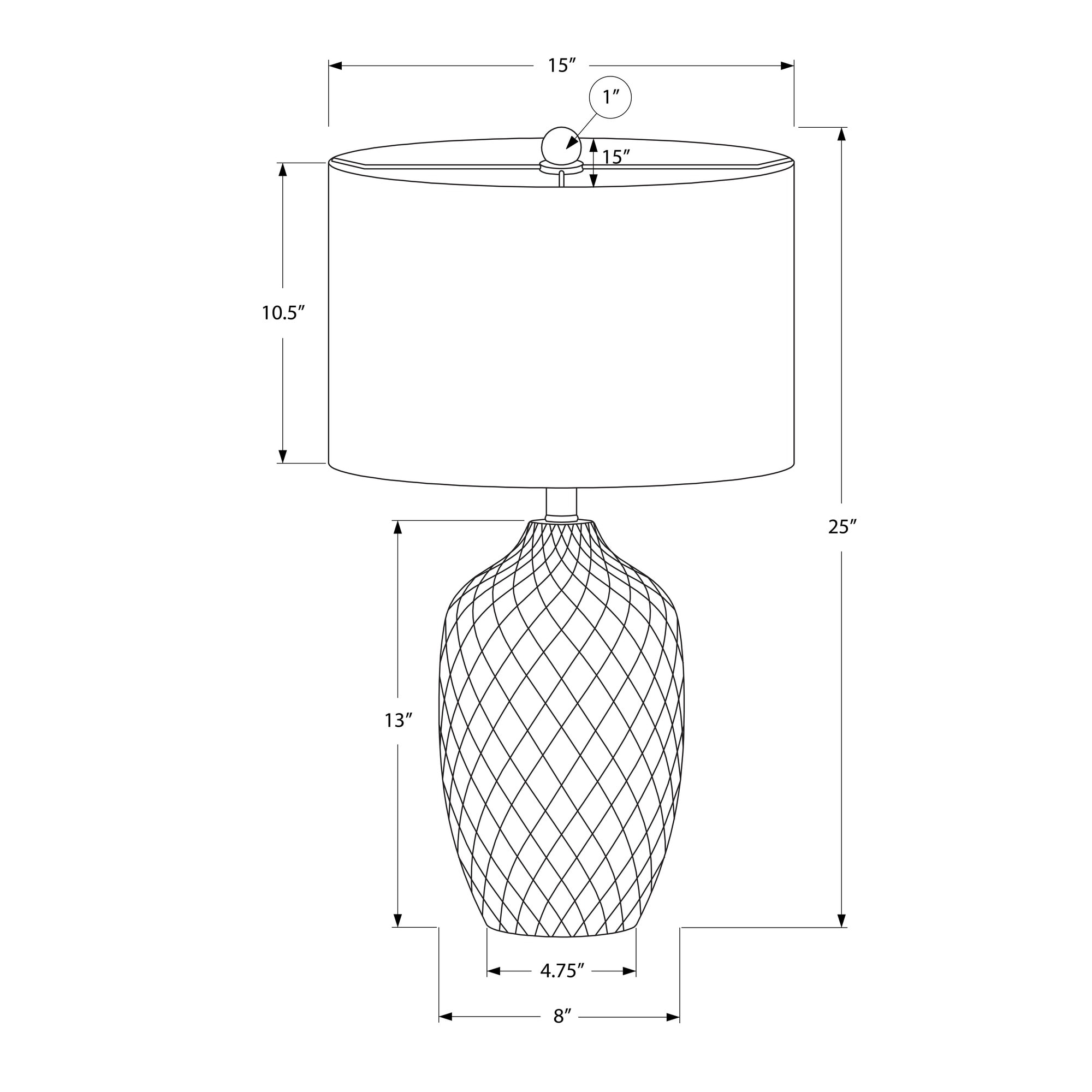 HyperDrop Cart W-B2710P220123 Table-Lamps - View #4