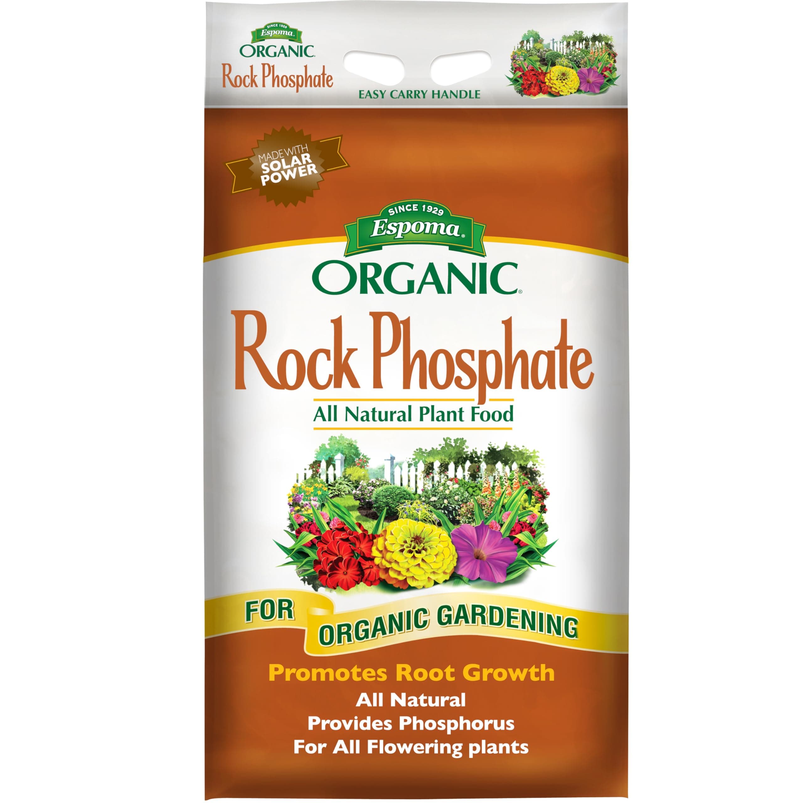 Espoma RP28  Rock Phosphate 28lb Organic Fertilizer for Thriving Gardens