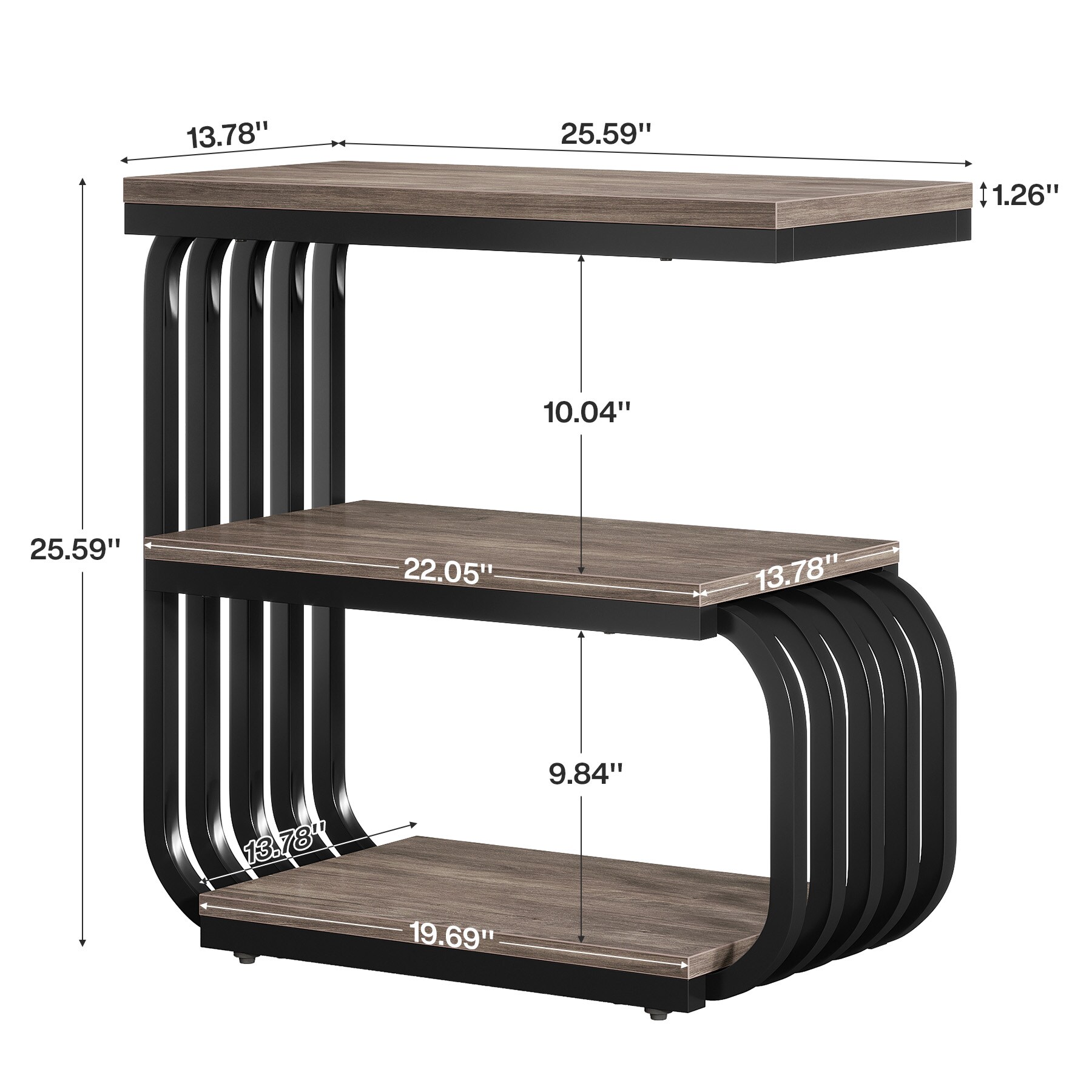 Tribesigns LWOYJL-1337YY End-Tables - View #4