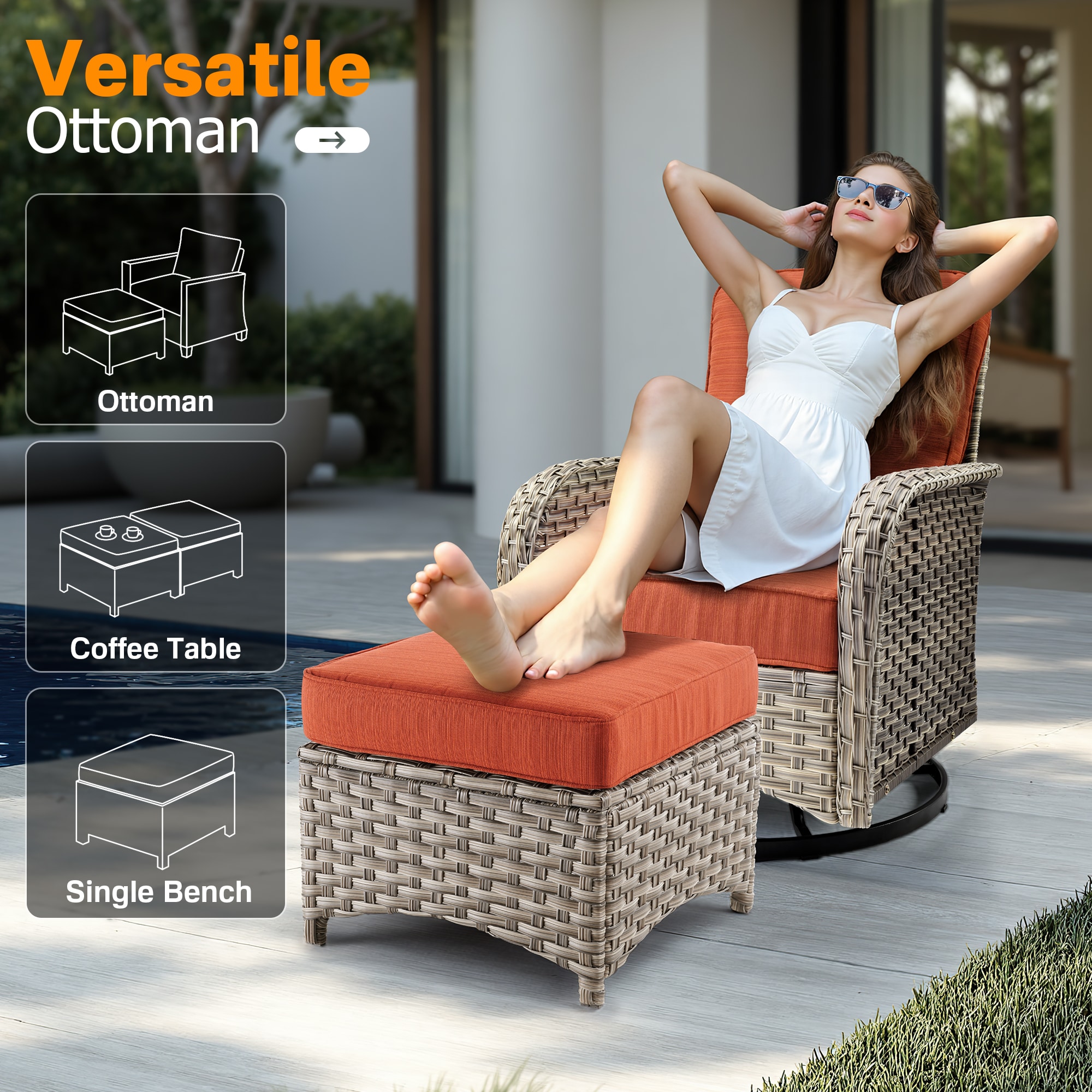 Ovios RFP5VNC808Y Patio-Conversation-Sets - View #4