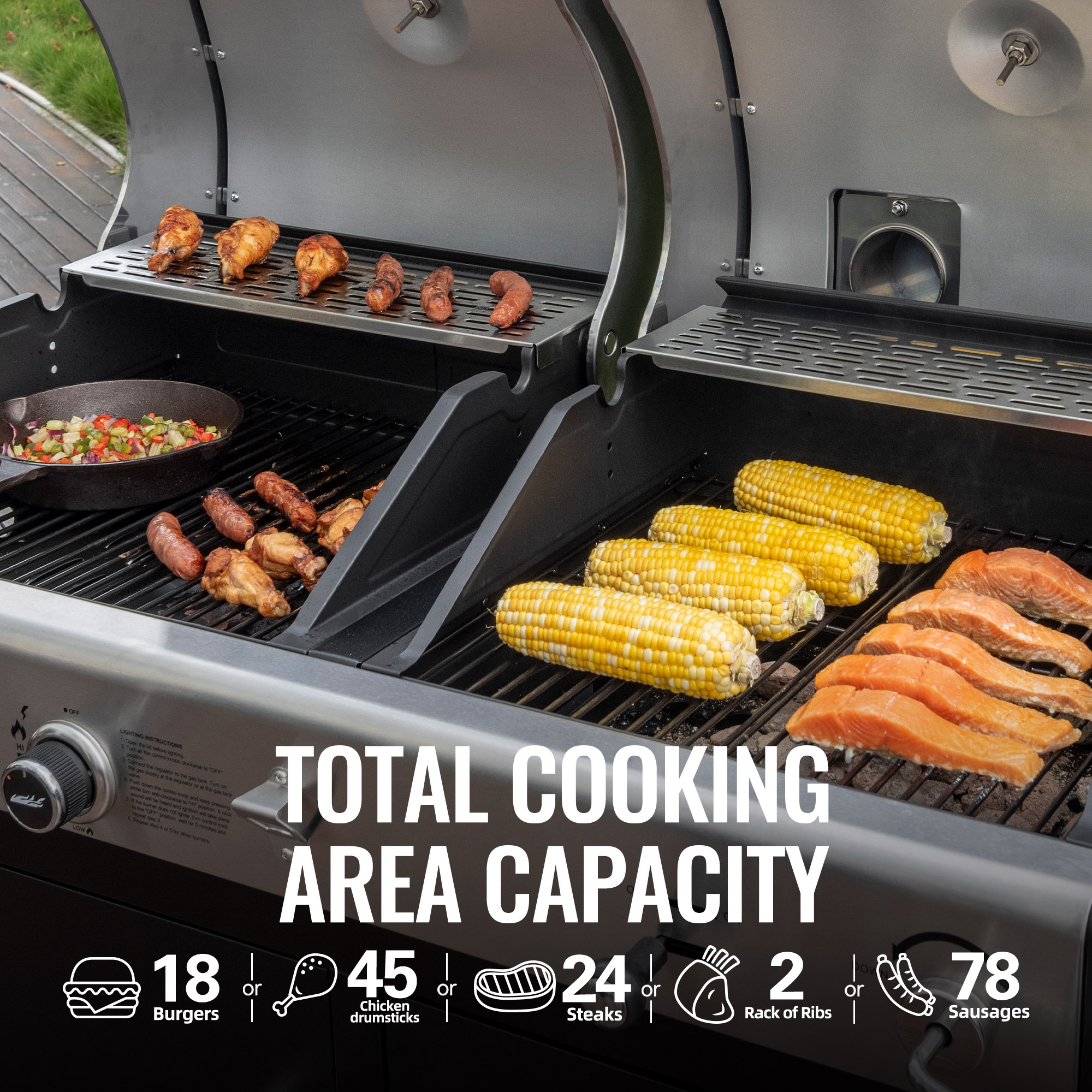 Royal Gourmet ZH3002N-N Combo-Grills - View #6