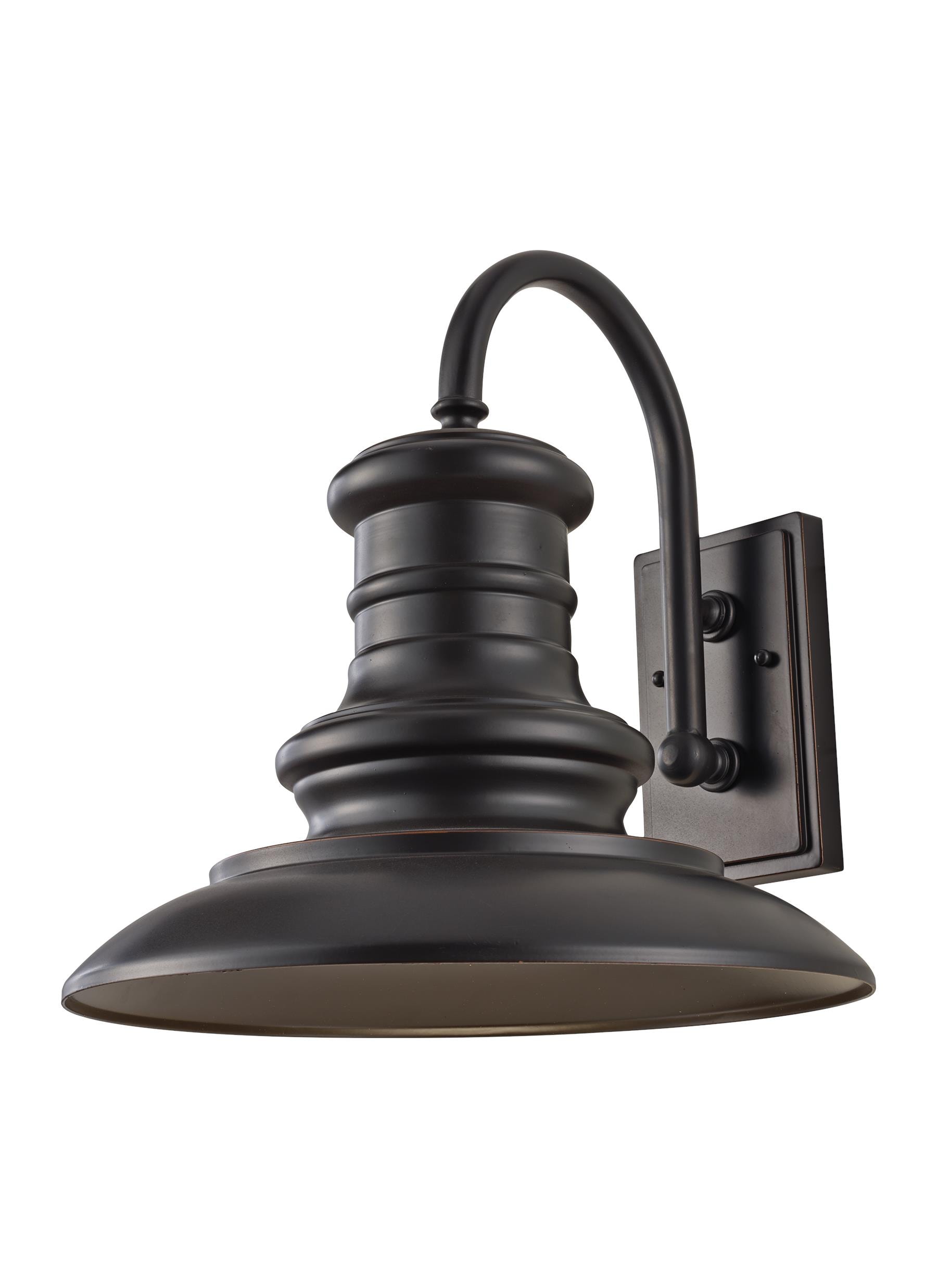 Generation Lighting OL9004RSZ/T Redding Station 1 -Light 15.625-in H Bronze Hardwired Dark Sky Outdoor Wall Light