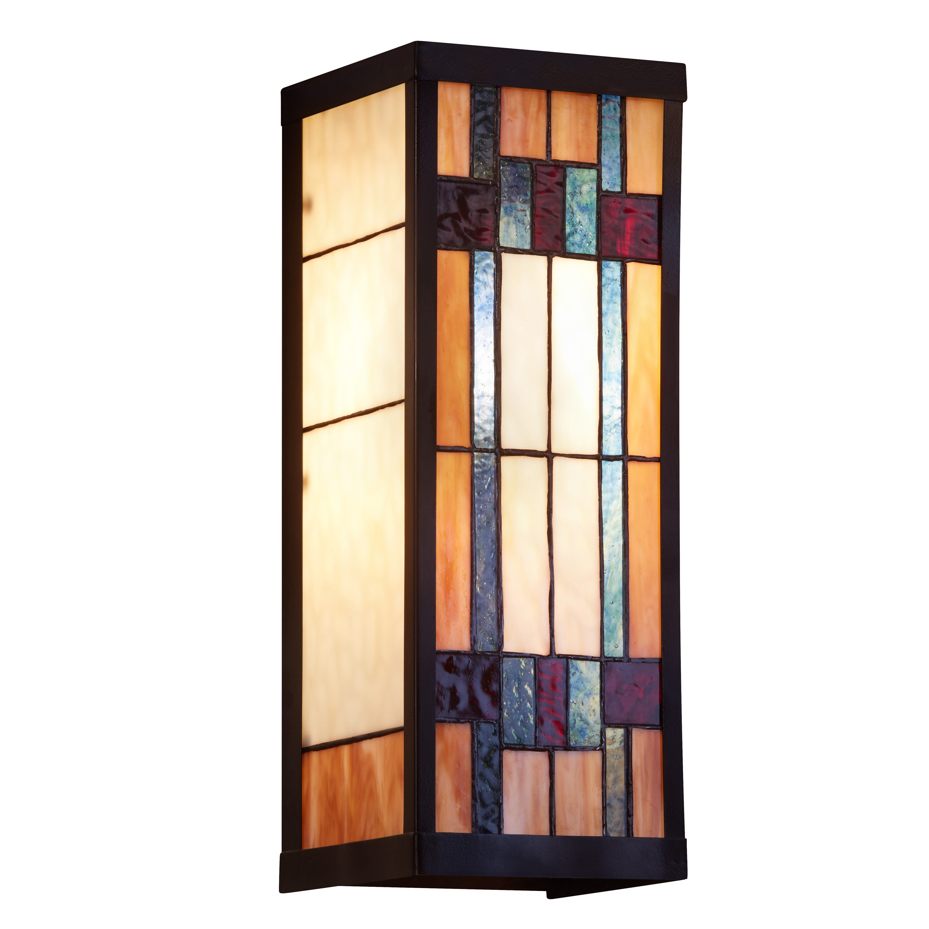River of Goods 20581 Outdoor Lamps 1 -Light 16.25-in H Satin Black Hardwired Outdoor Wall Light