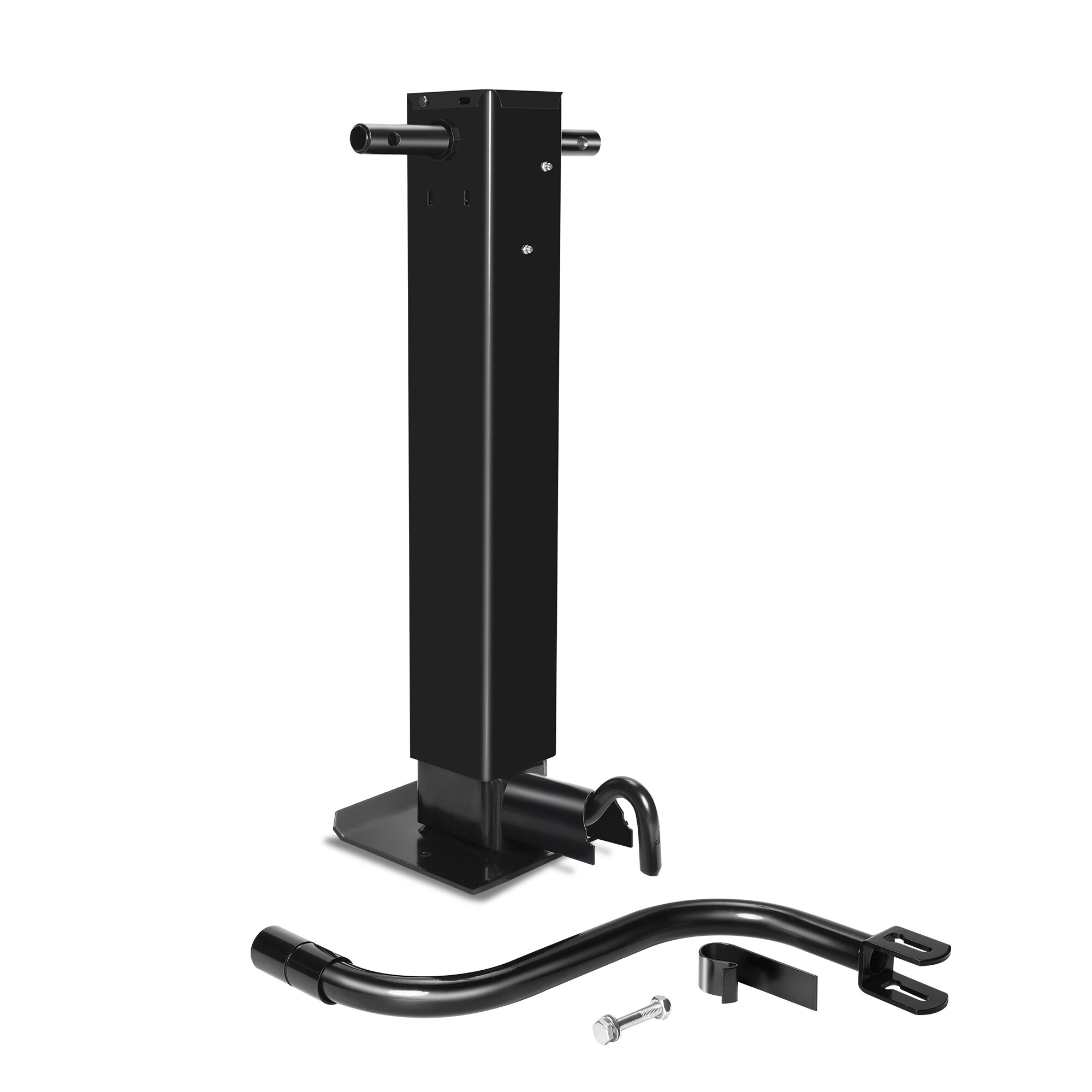 TowingMaster 10201137 Black 5.44-Ton Steel Manual Jack stand