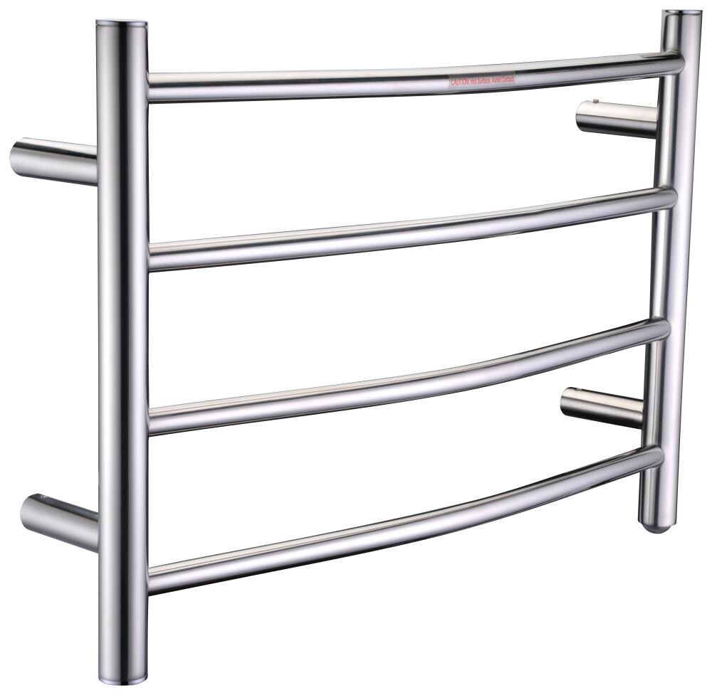 Polished Chrome Stainless Steel Wall Mounted Towel Warmer
