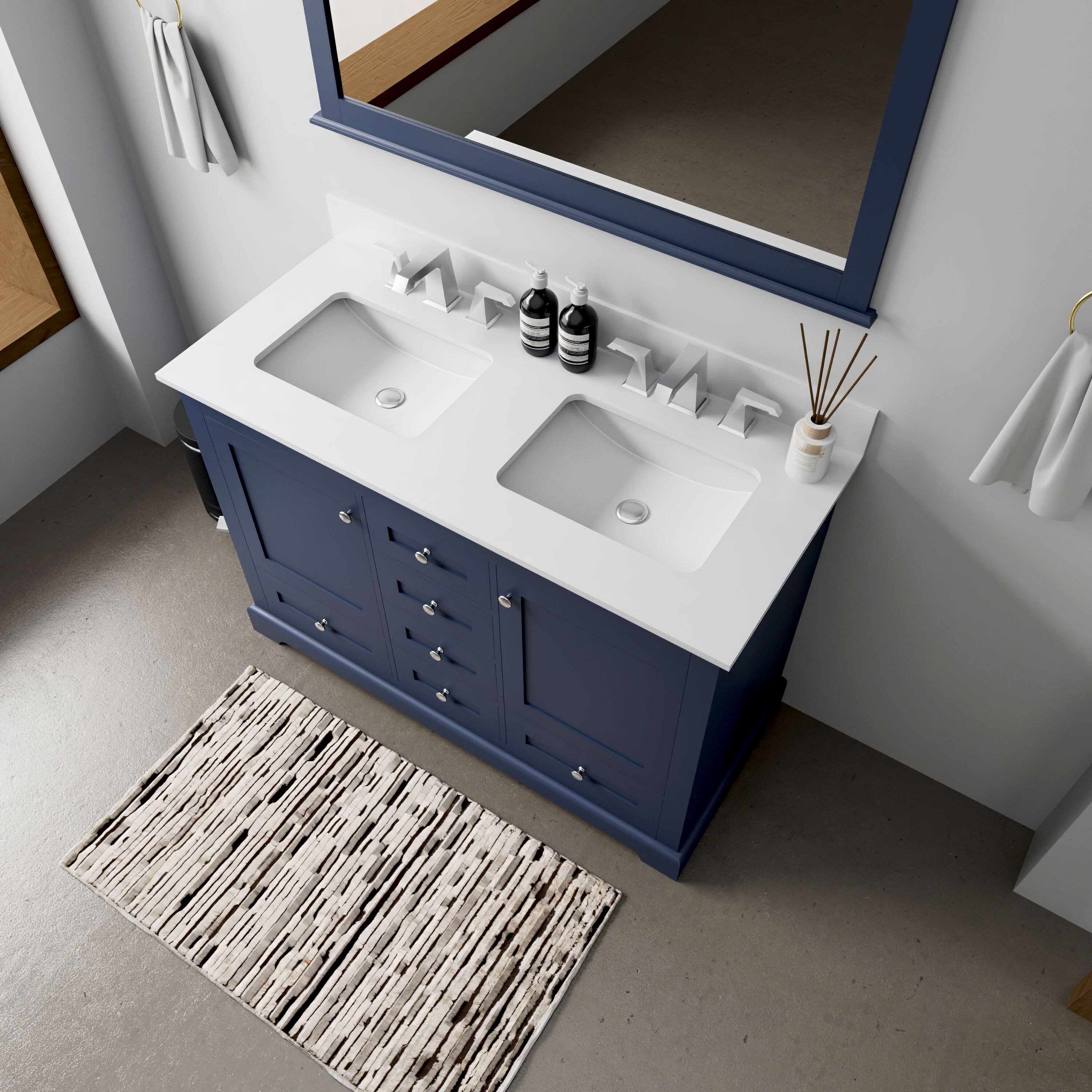 Lexora LD342248DEWQM46F Bath-Vanity-Combo - View #2