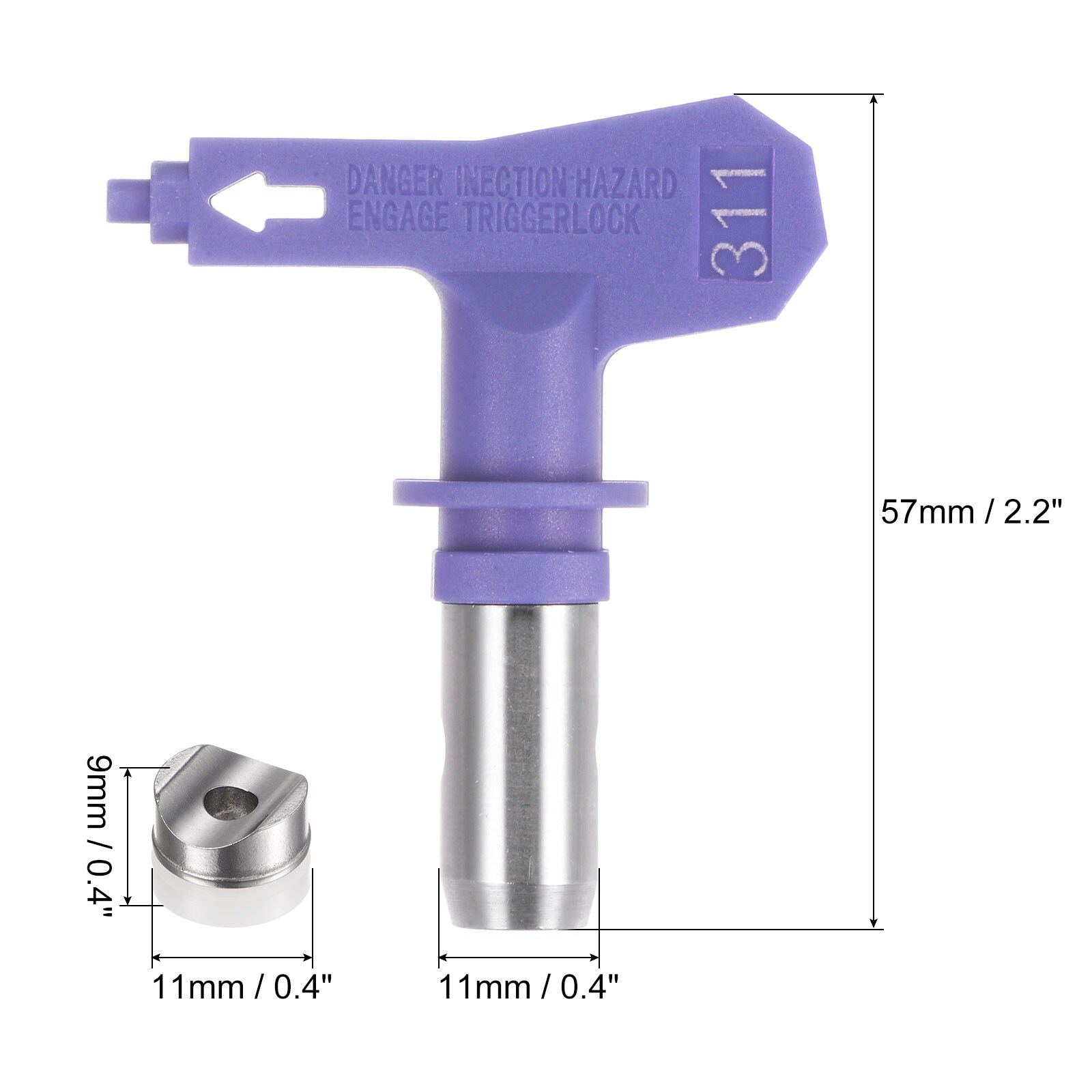 Unique Bargains S26052700UX4143 Spray-Paint-Marking-Wands - View #3