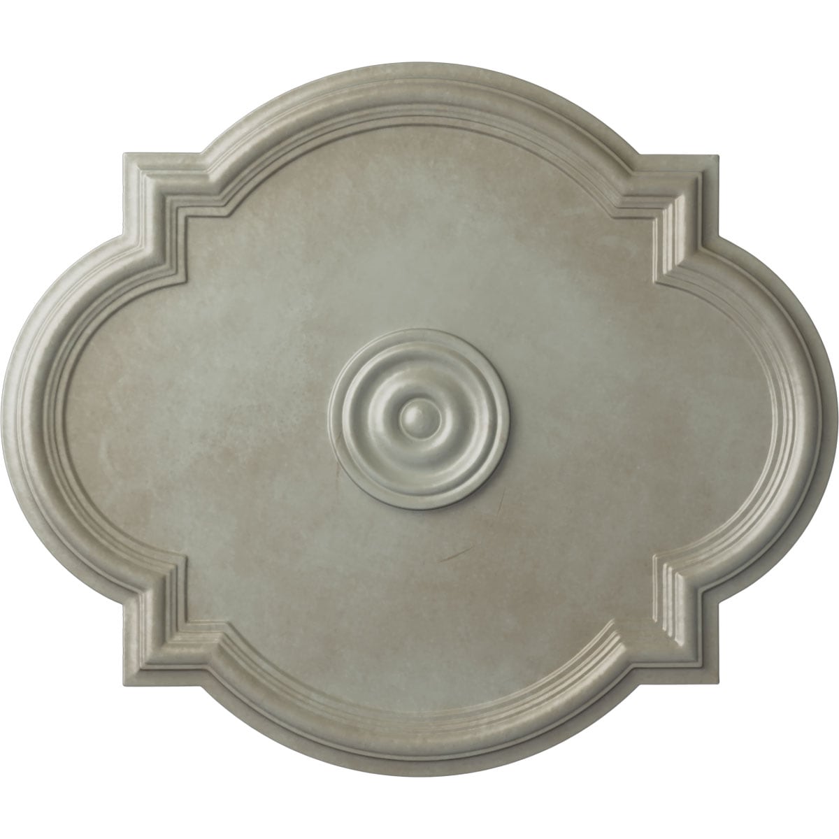 Ekena Millwork CM24WAFLS Waltz 20.5-in W x 24-in L Painted Flash Gold Polyurethane Whole Ceiling Medallion