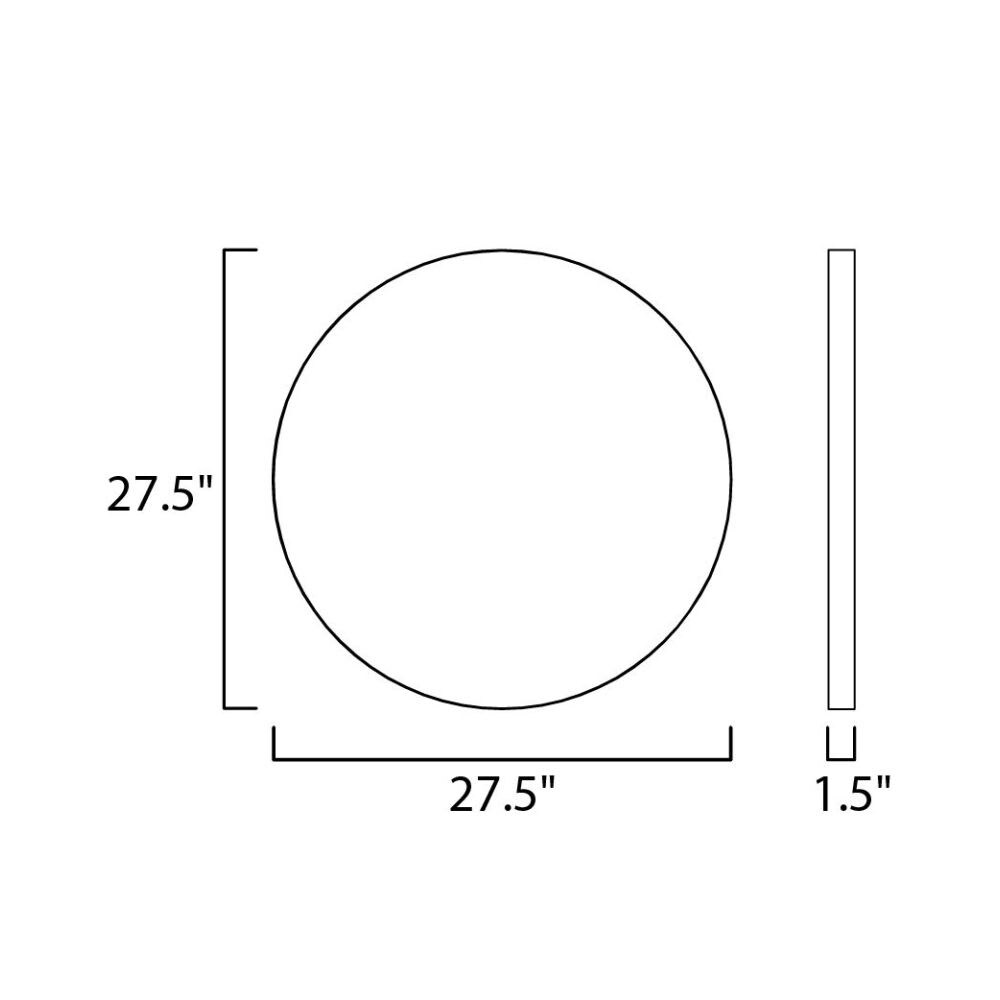 ET2 A-ET2-E42016-90BRZ Decor-Mirrors - View #2