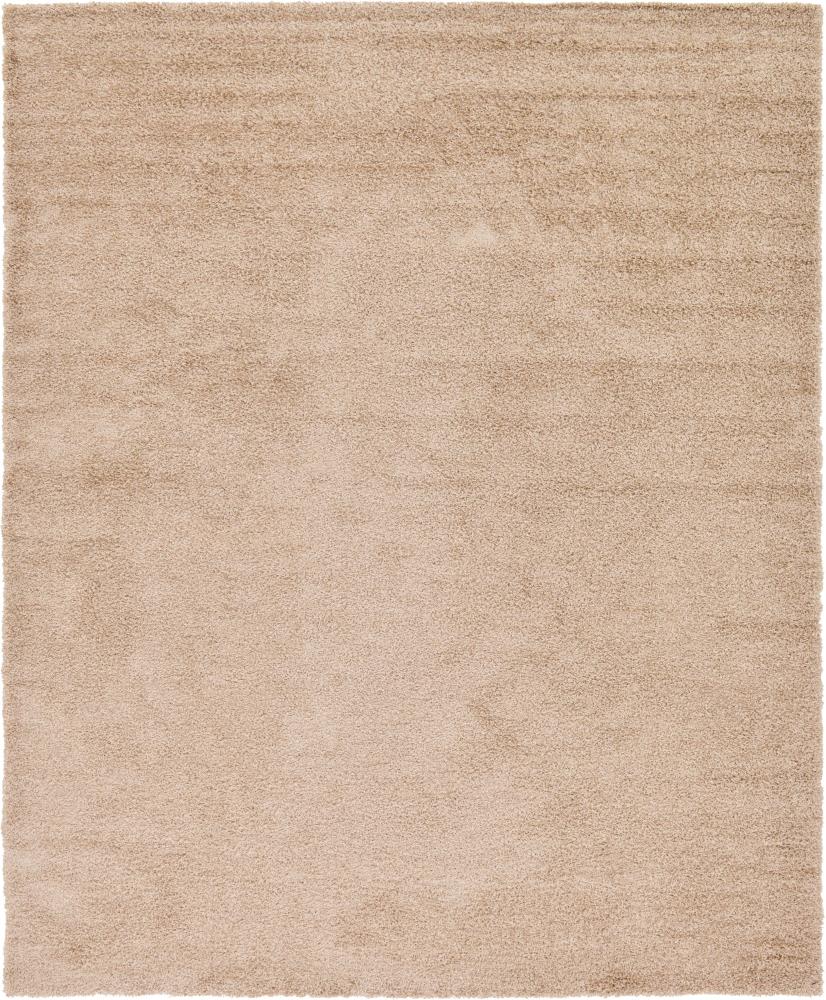 Unique Loom 3127991 Solid Shag 12 X 15 (ft) Taupe Indoor Solid Area Rug