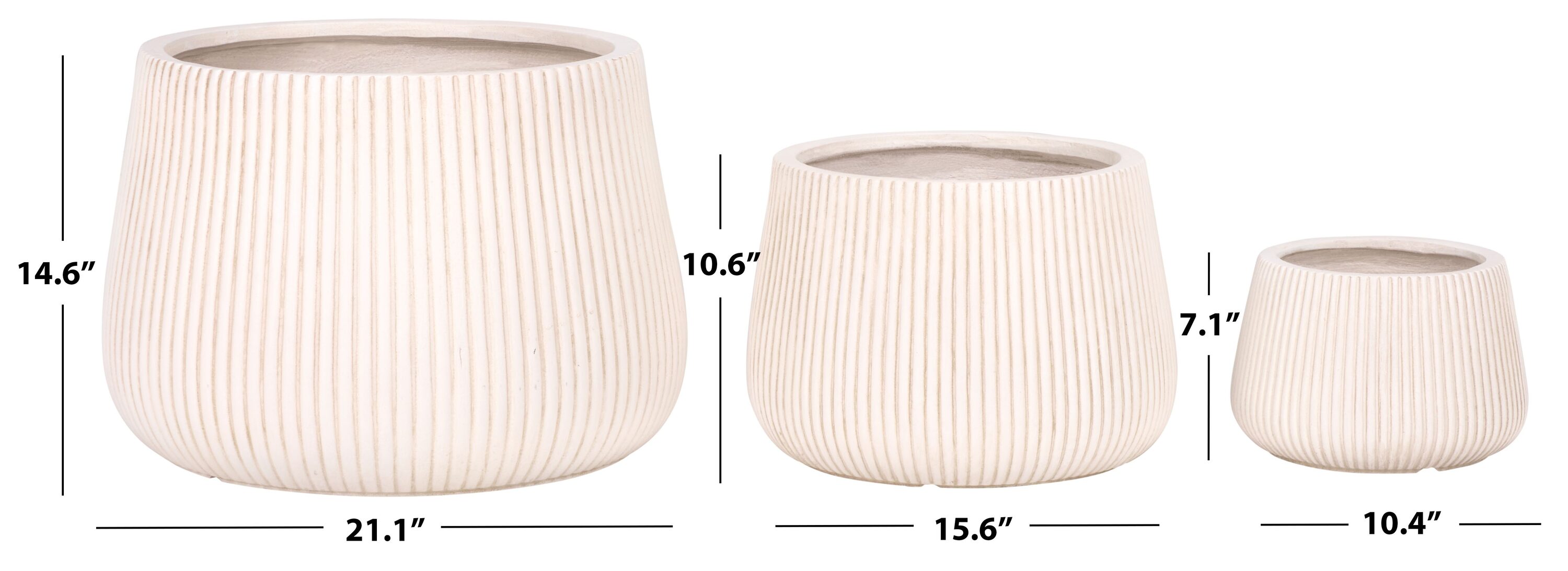 Safavieh PAT4601B-SET3 Planter-Window-Box - View #3