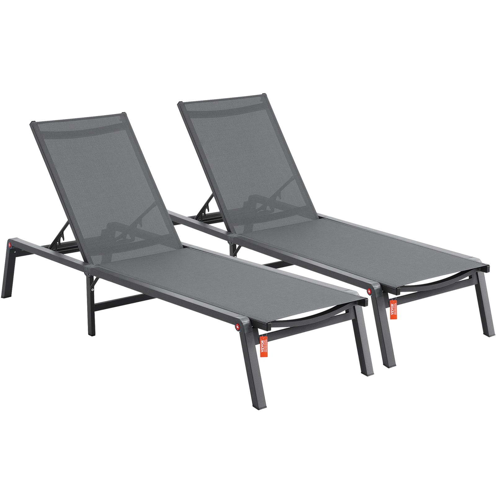 VEVOR JSTYGDTYSHSKGTUY1V0 71.65-in W x 34.84-in H Gray Aluminum Folding Bench