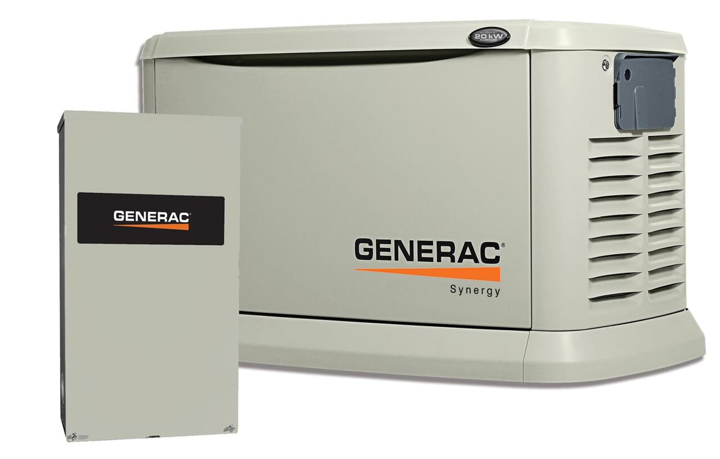 size of a standard backup generator for home
