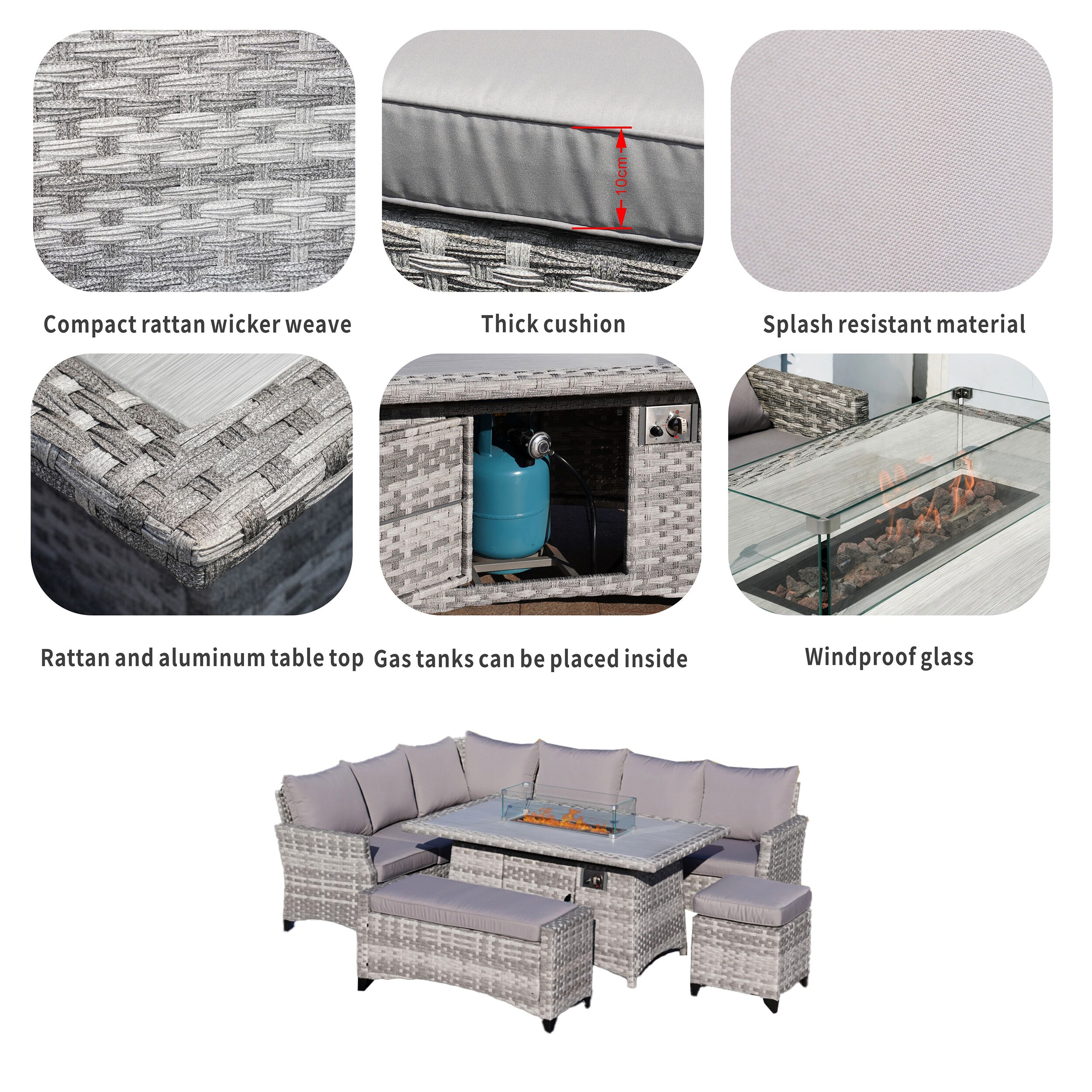 Moda Furnishings MAF-2001 Patio-Conversation-Sets - View #11
