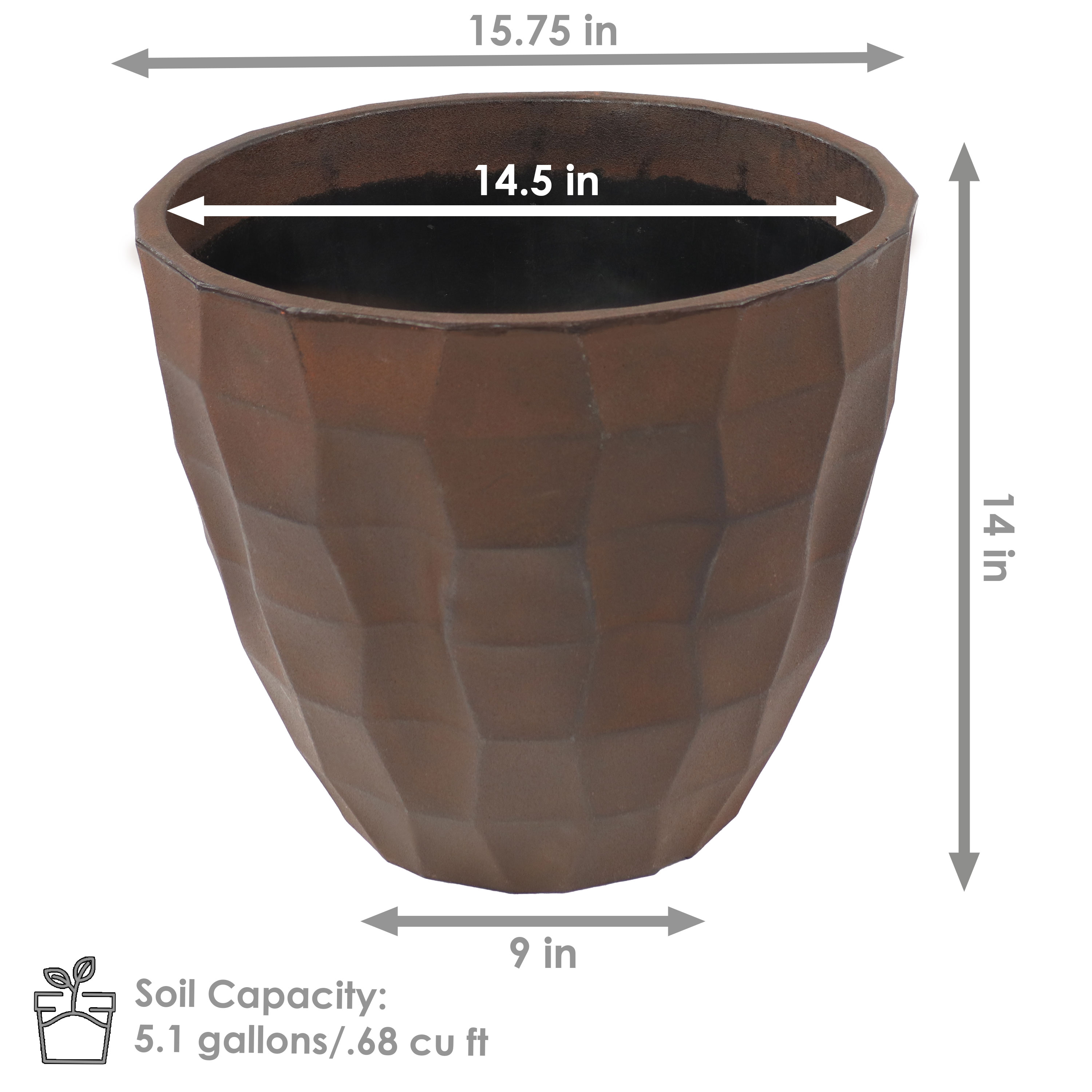 Sunnydaze Decor DG-946-4PK Planter-Window-Box - View #3