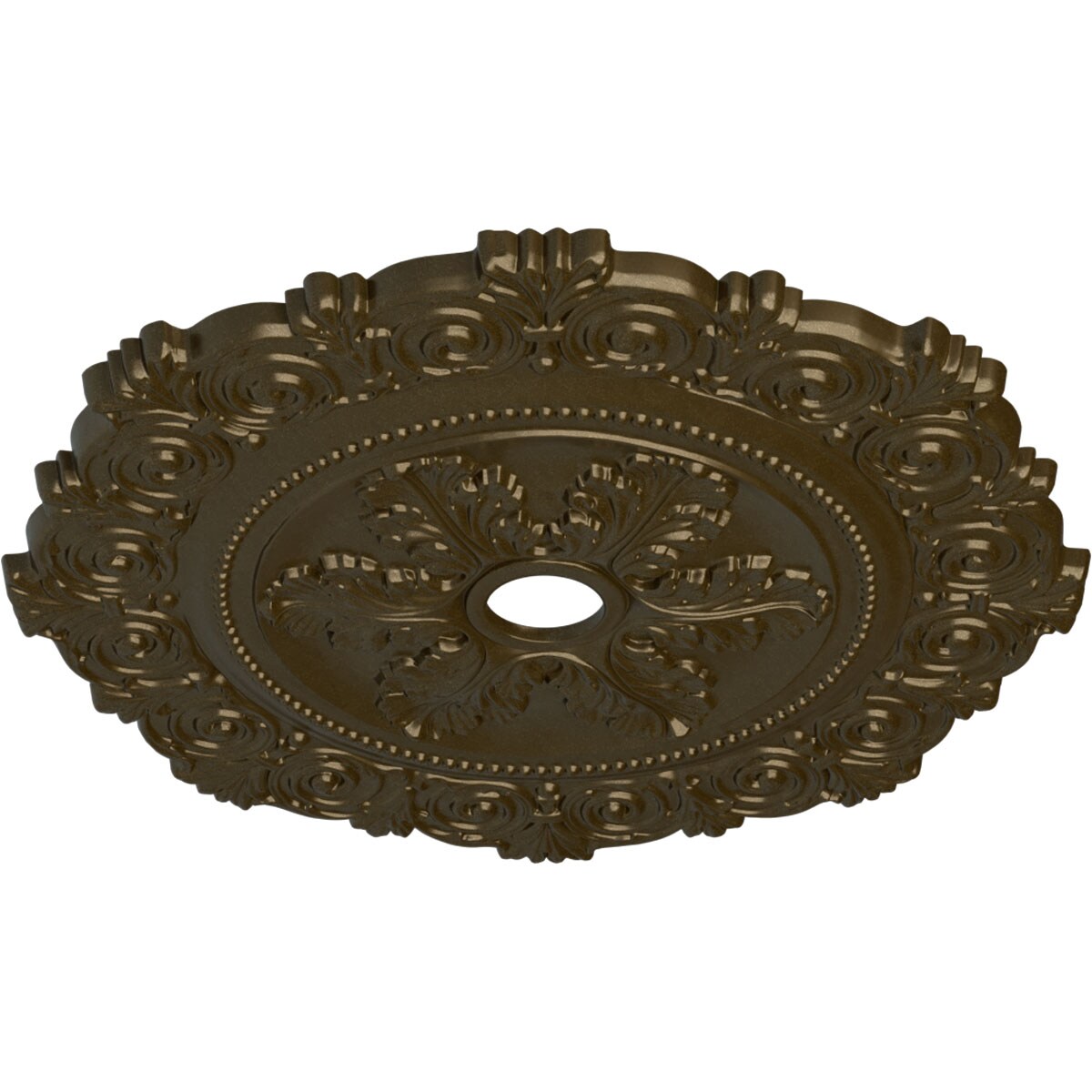 Ekena Millwork CM33SCBRS Ceiling-Medallions - View #2