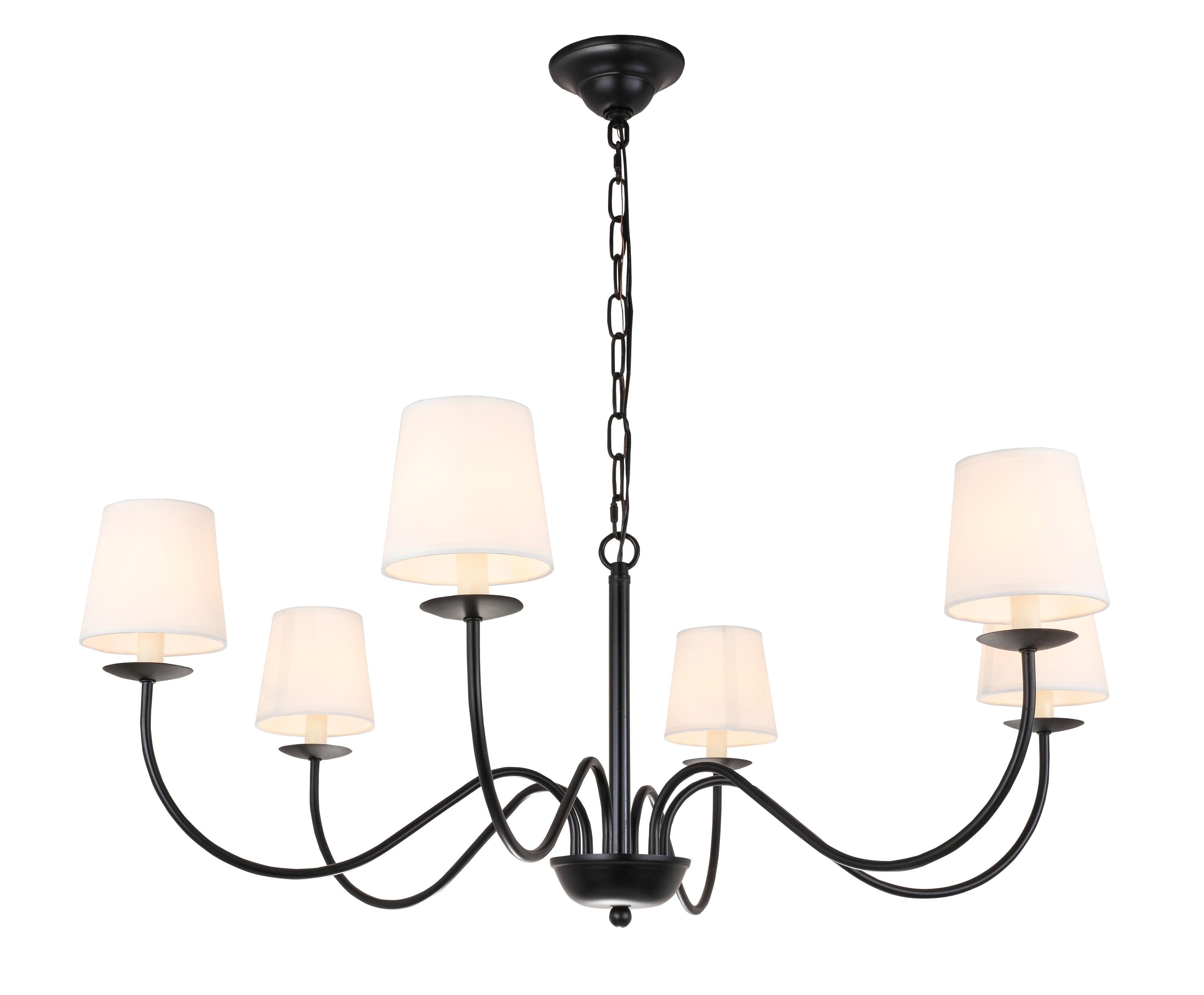 Elegant Decor HFDL18309D37BK b090015 - View #8