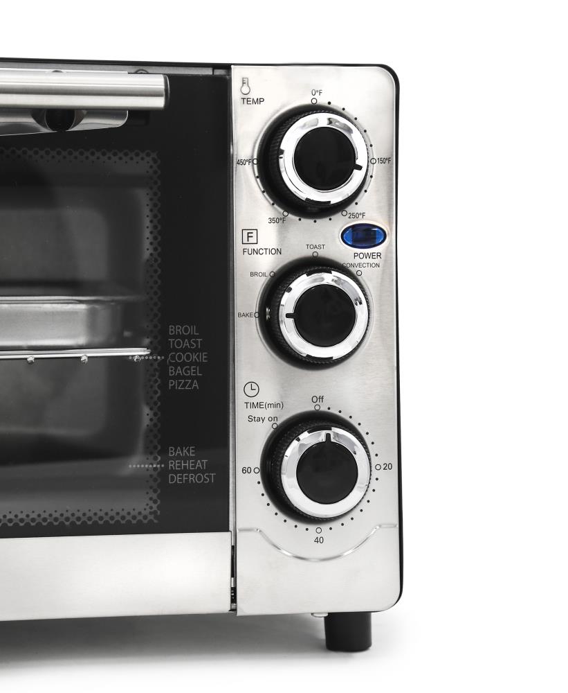 Hamilton Beach 12-Slice Black Convection Toaster Oven with