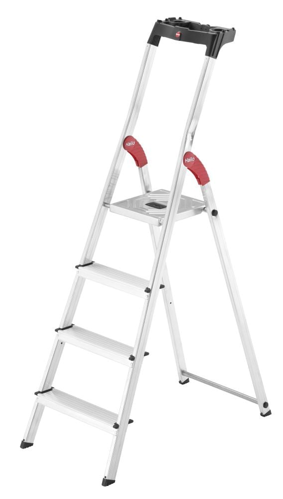 lezer Smash Moeras Hailo L60 Aluminum 5.28-ft Type 2- 225-lb Capacity Platform Step Ladder in  the Step Ladders department at Lowes.com