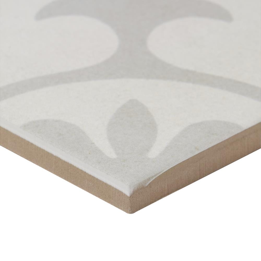 Agave 9" x 9" Multicolor Matte Porcelain Tile