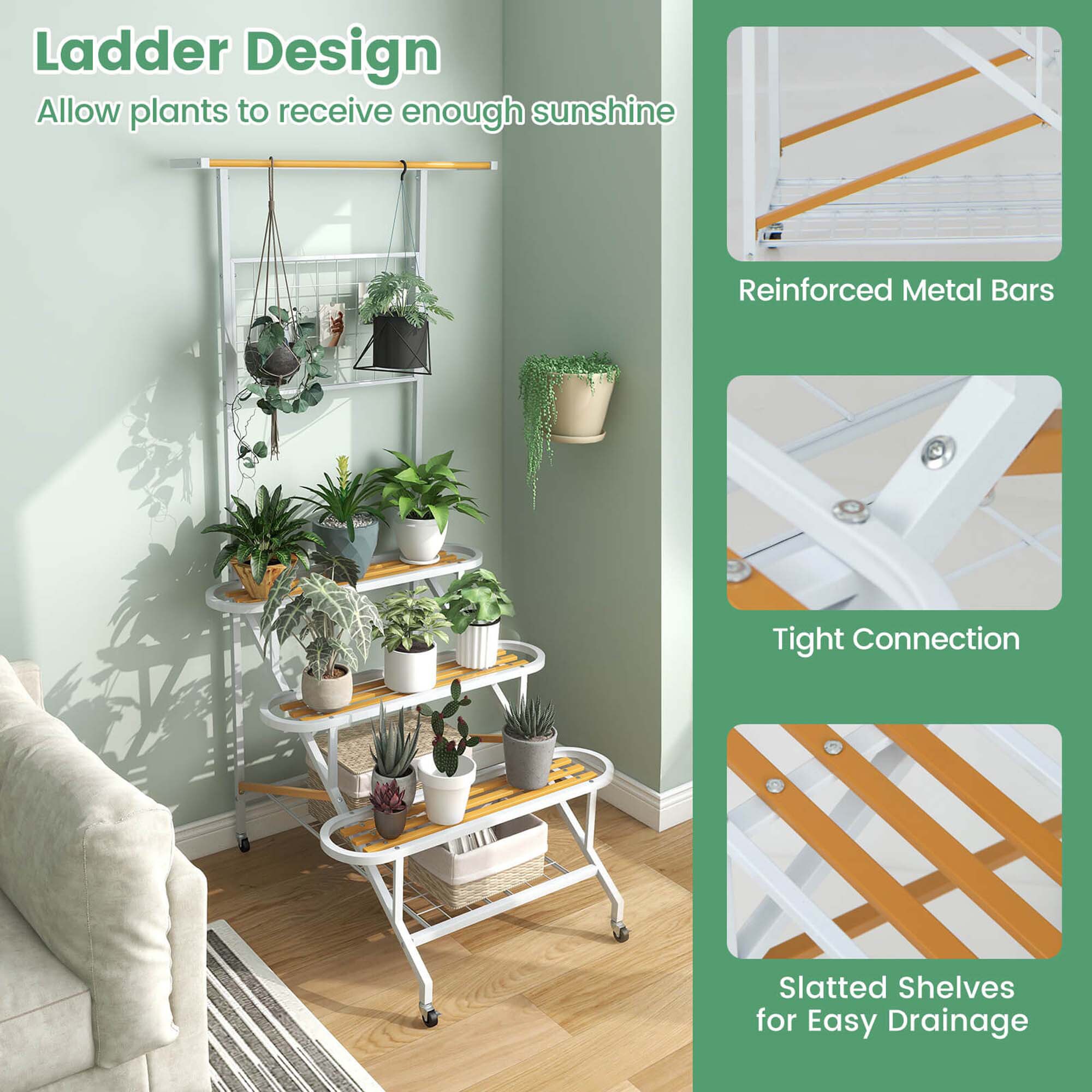 Costway HCST00647 Planter-Window-Box - View #3