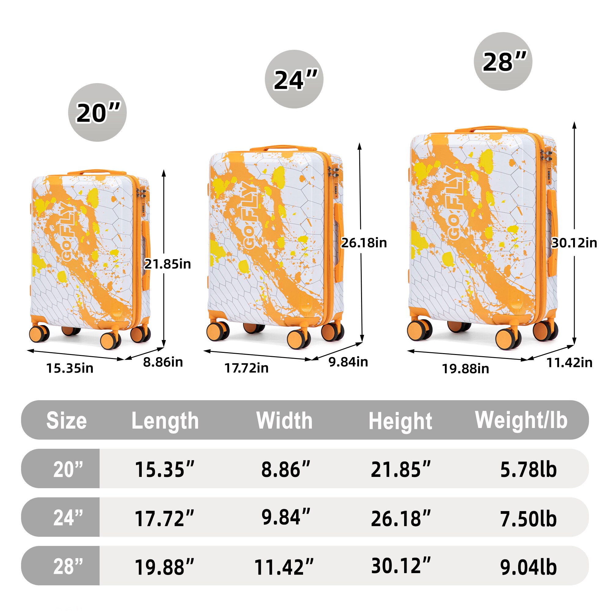 Tinyhomie LW-RV-YCX-914 Luggage-And-Luggage-Sets - View #2