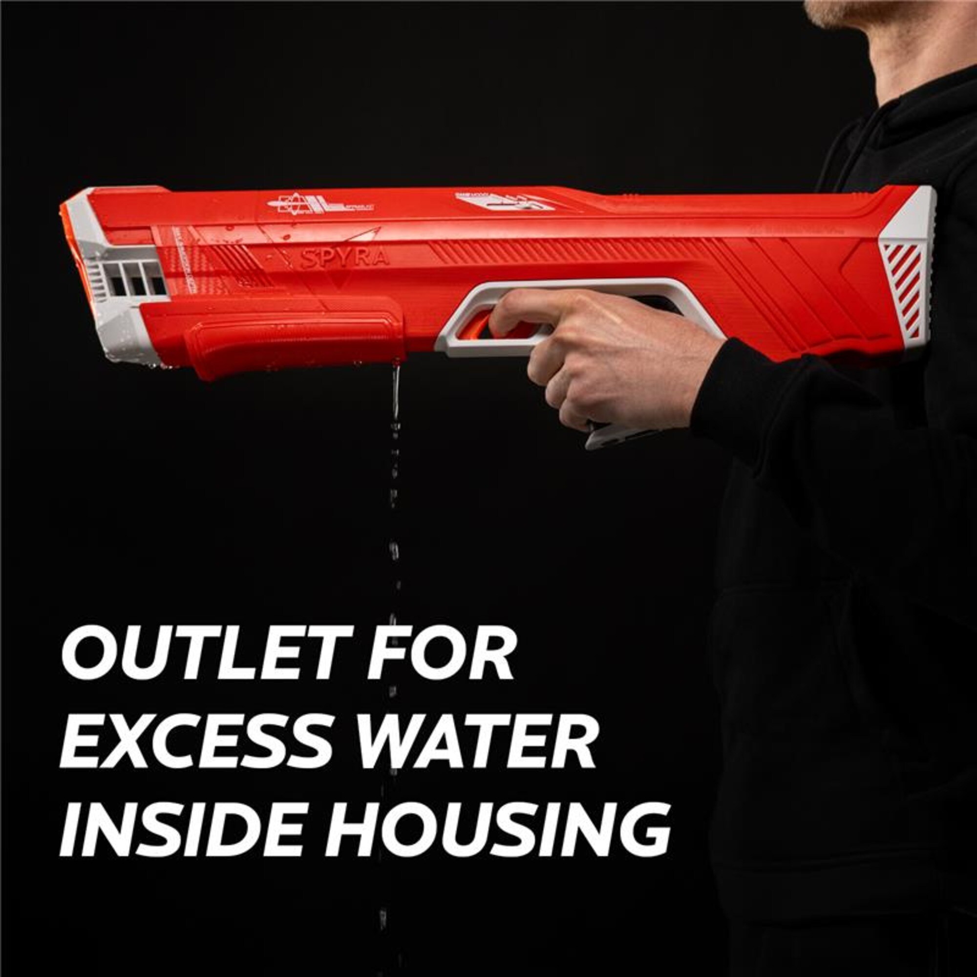 SPYRA Electric Water Blaster Outdoor Squirt Gun for Pool Games
