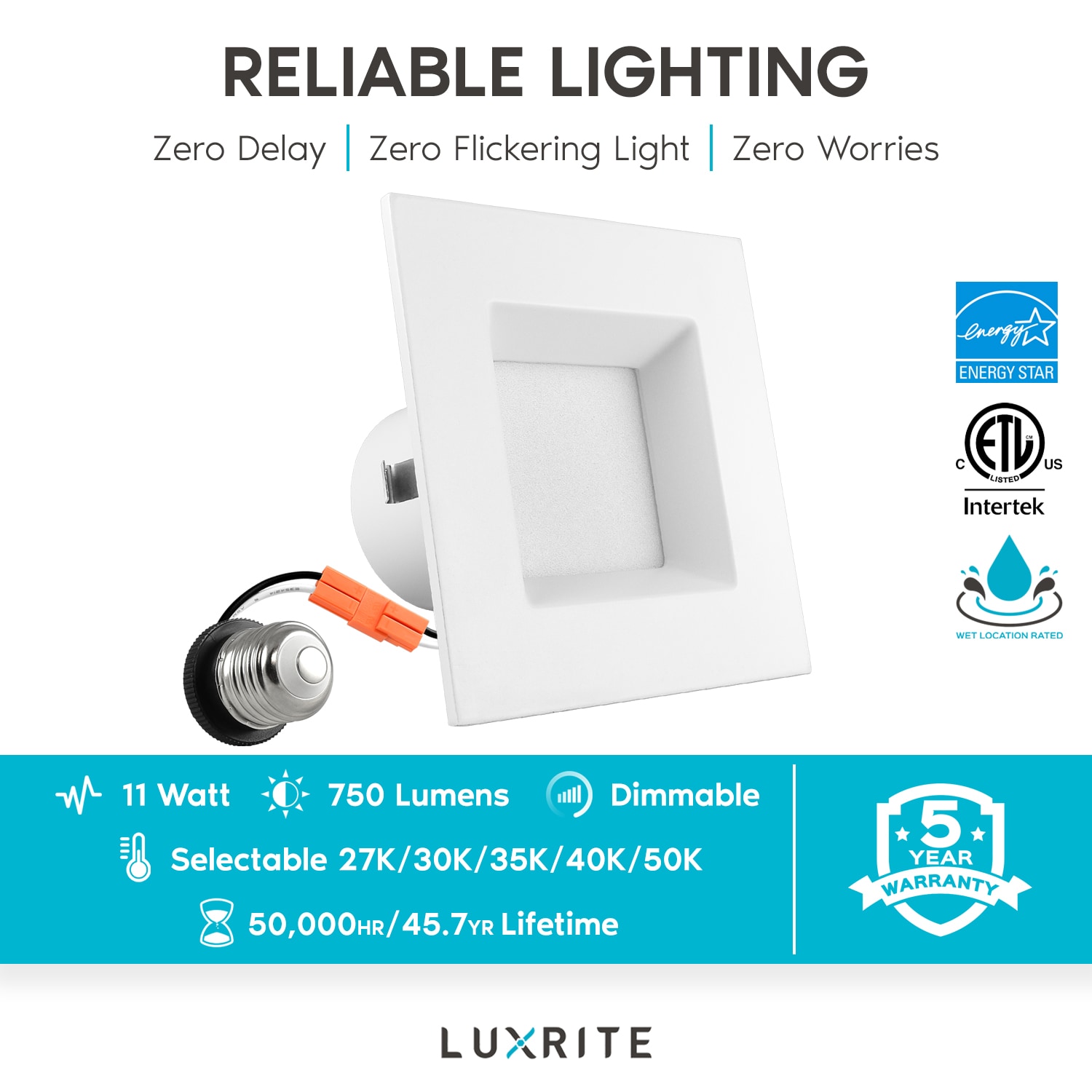 Luxrite LR23785-6PK Led-Retrofit-Downlight - View #4