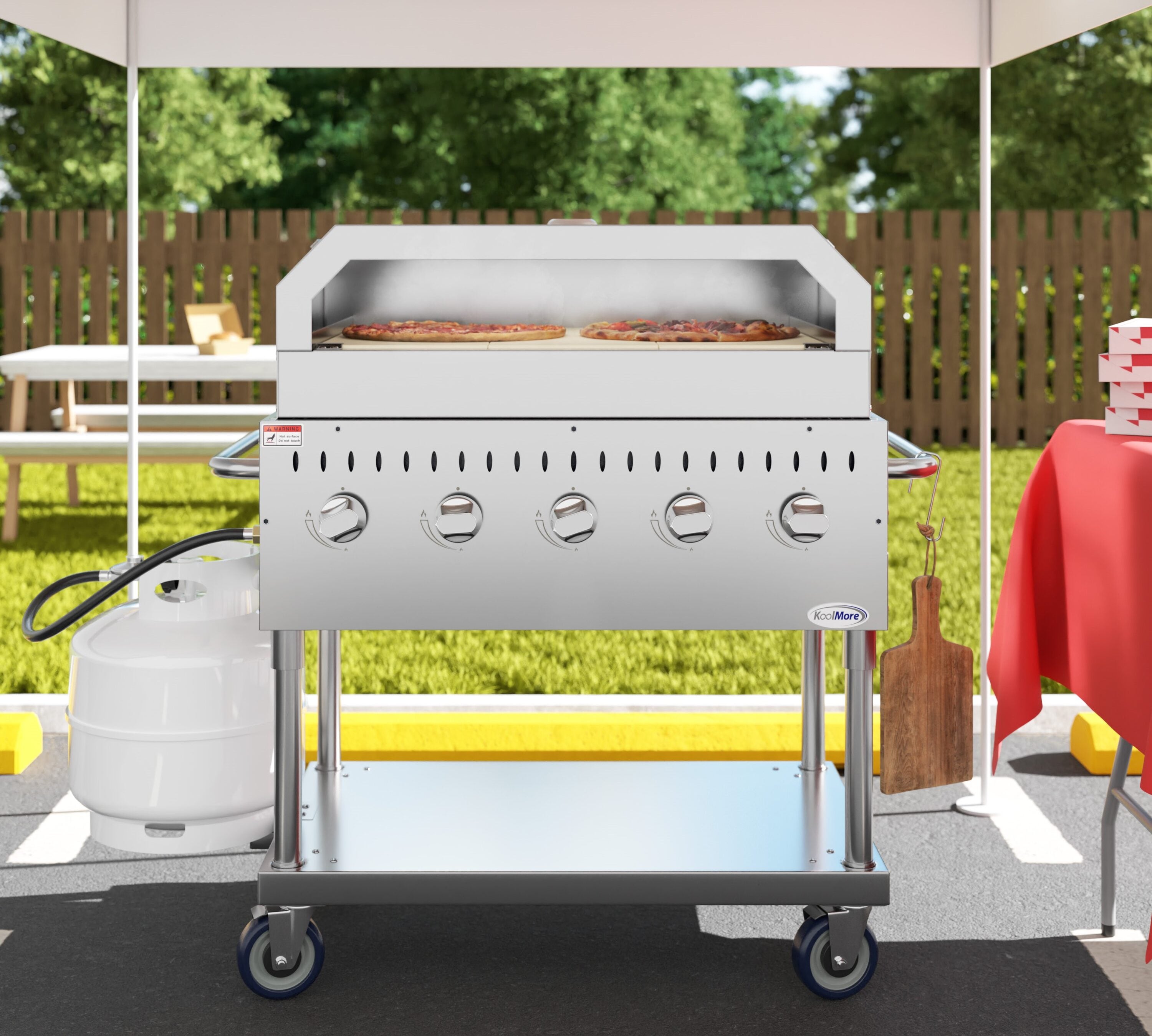 KoolMore LOW-CGKIT3-36P Gas-Grill - View #2