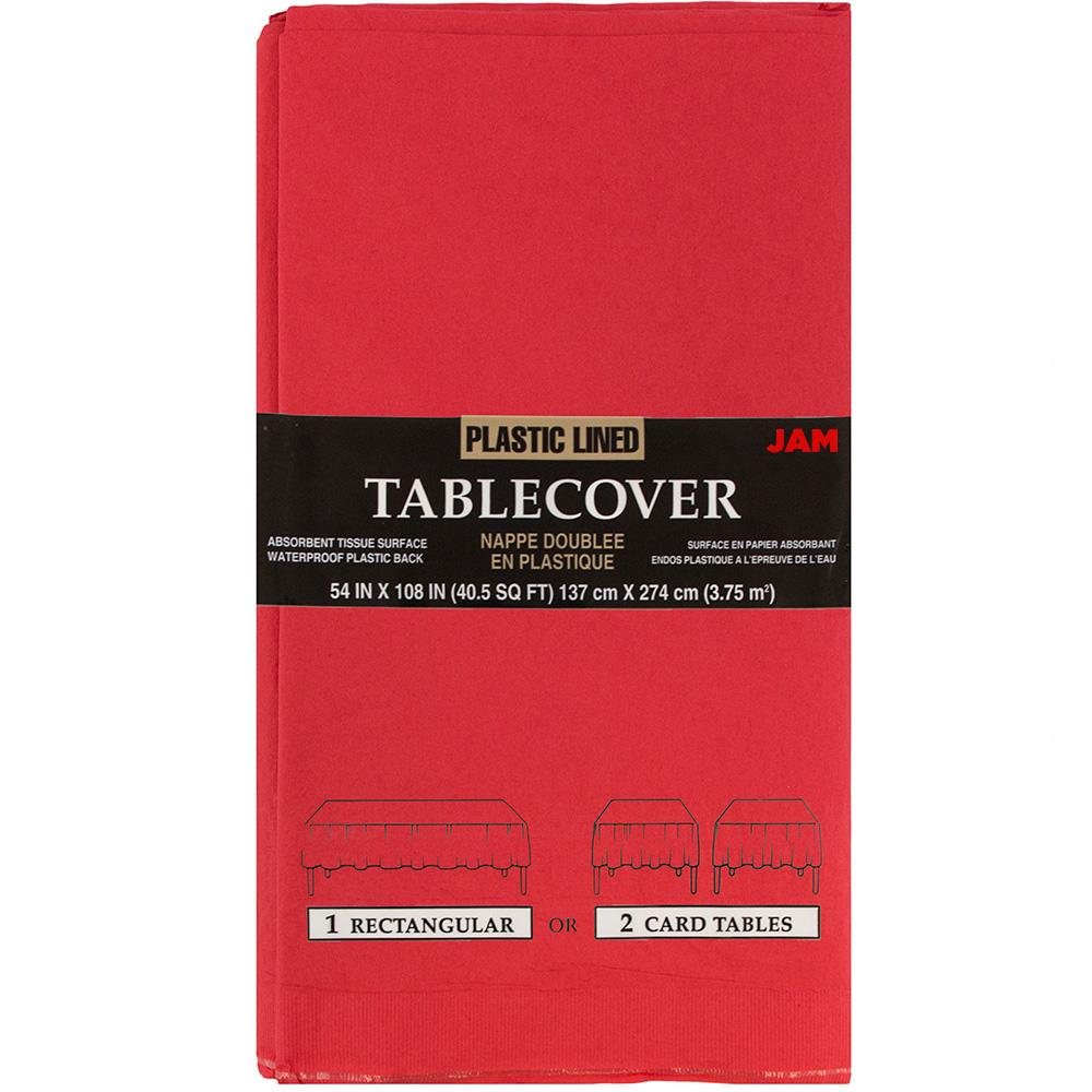 Apple Red Plastic Tablecover