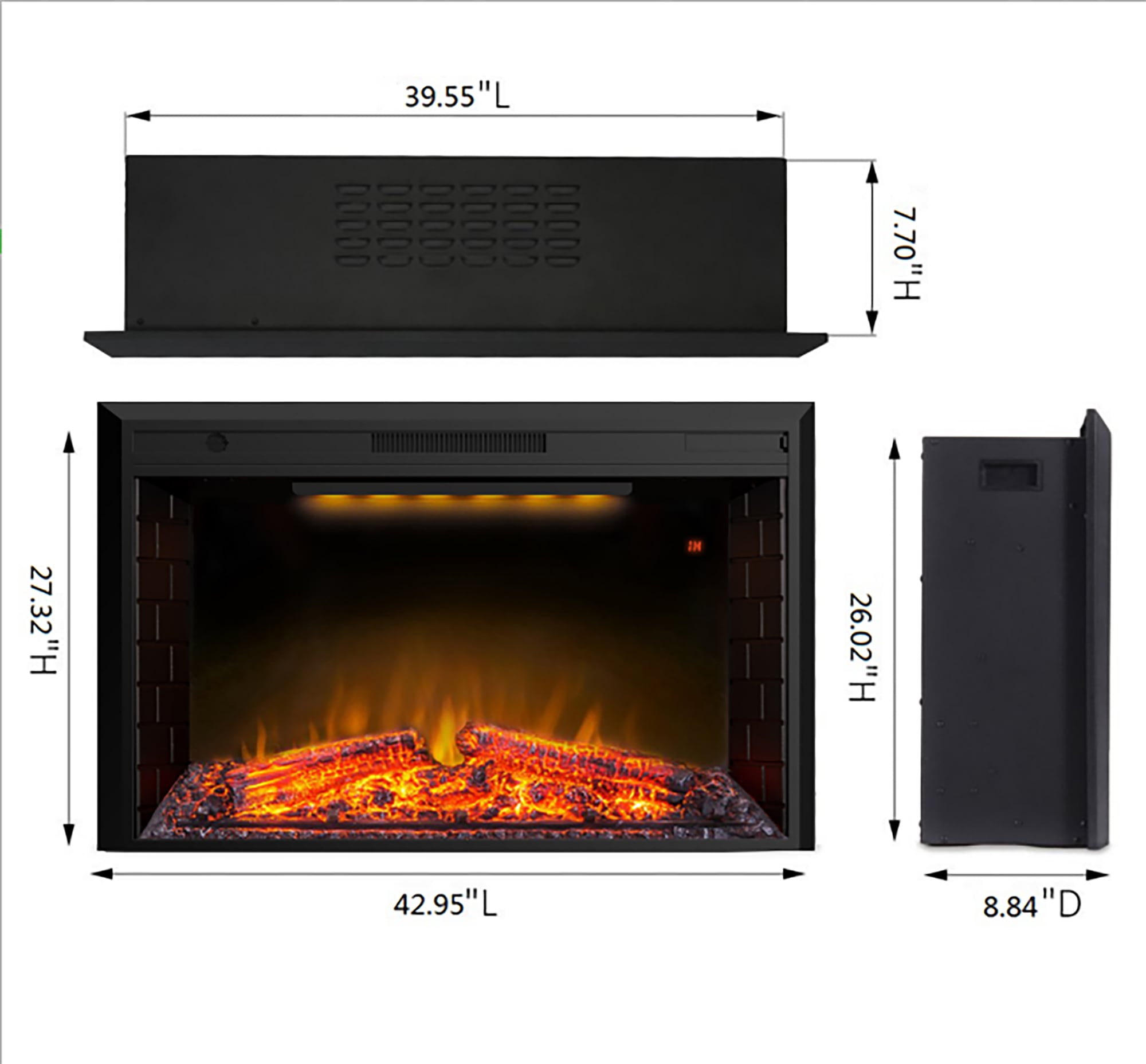 CASAINC VL-EF40T Electric-Fireplaces - View #8